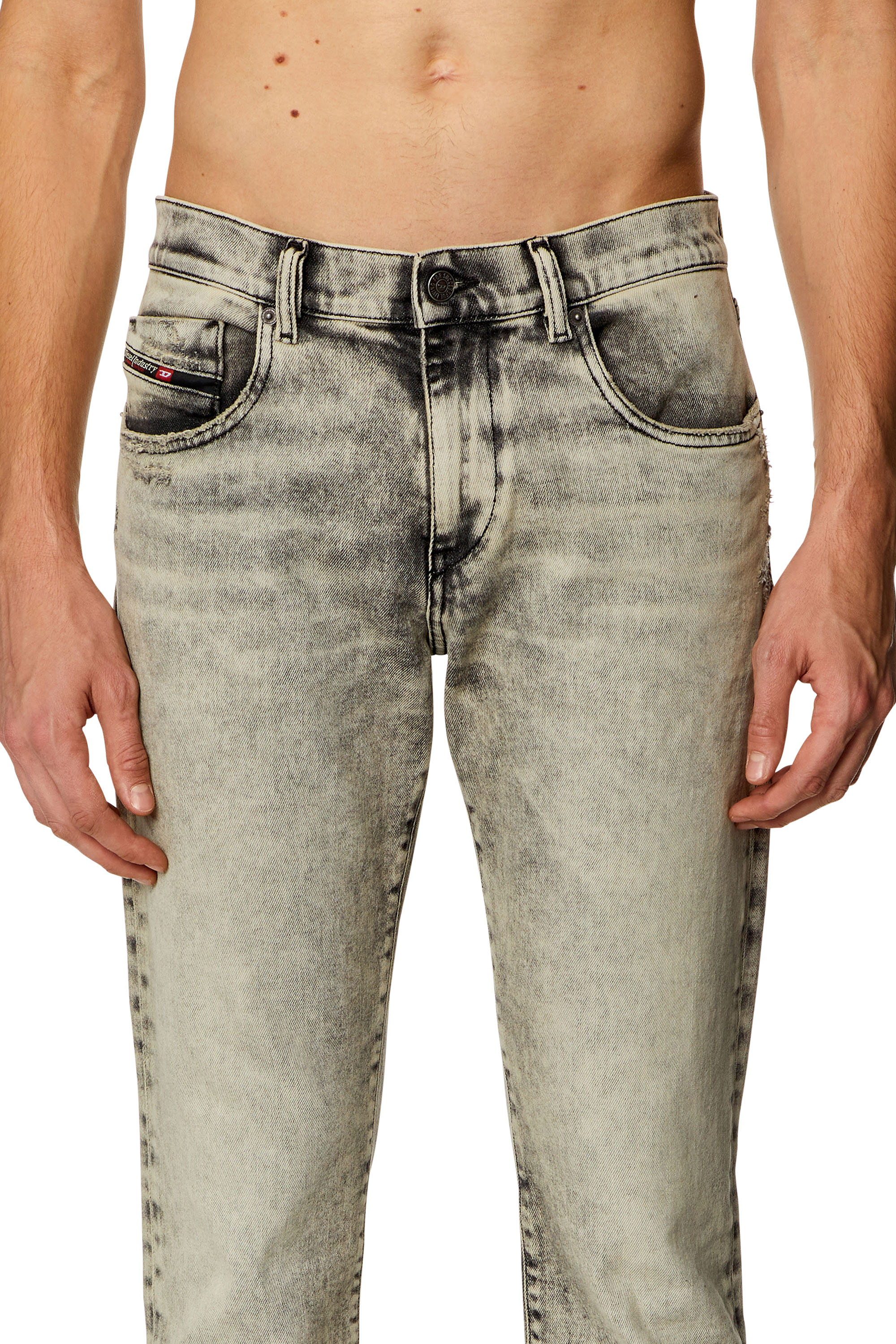 Diesel - Herren Slim Jeans 2019 D-Strukt 09H56, Grau - Image 4