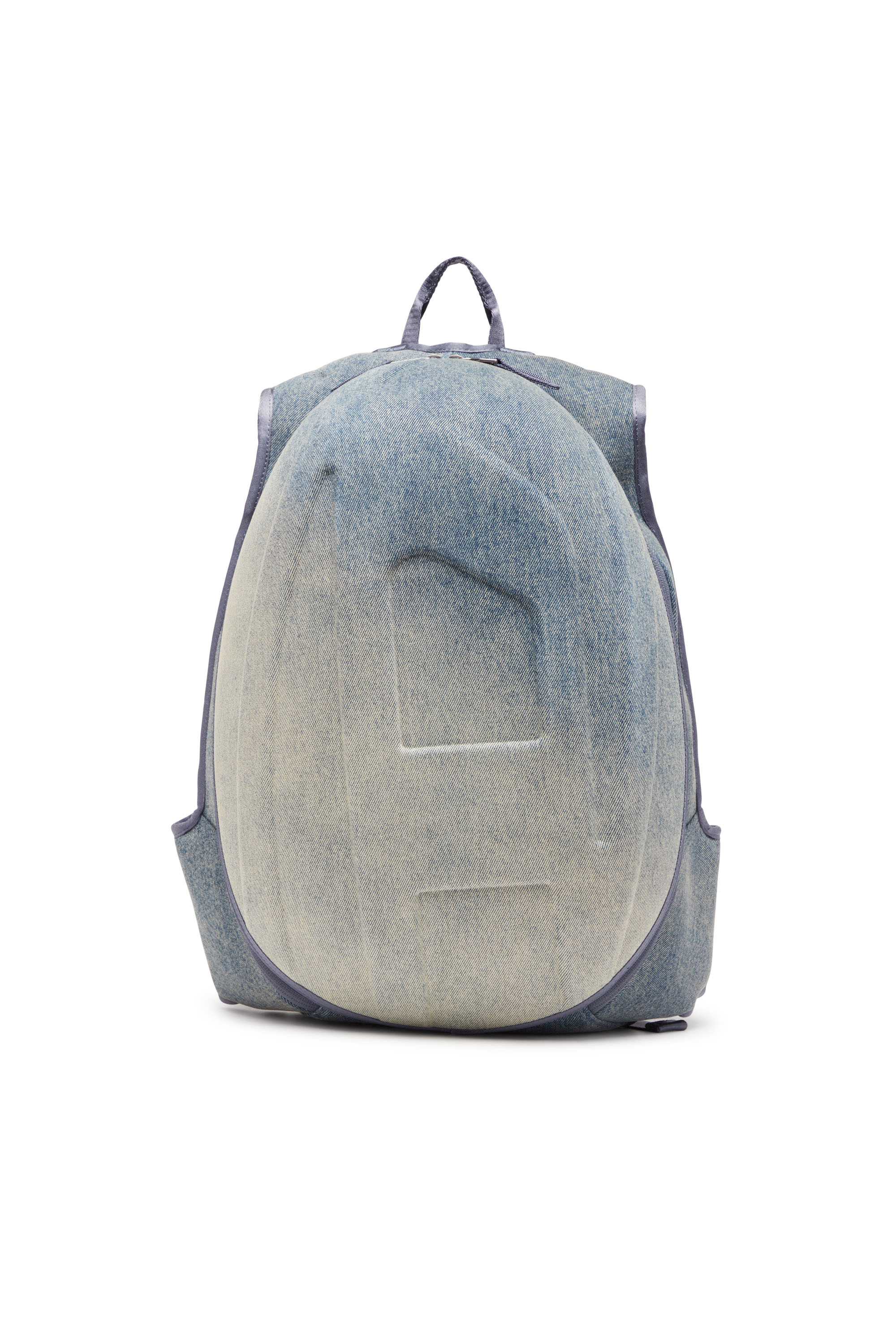 Diesel - 1DR-POD BACKPACK, Homme 1DR-Pod Backpack - Sac à dos en denim à coque rigide in Polychrome - Image 1