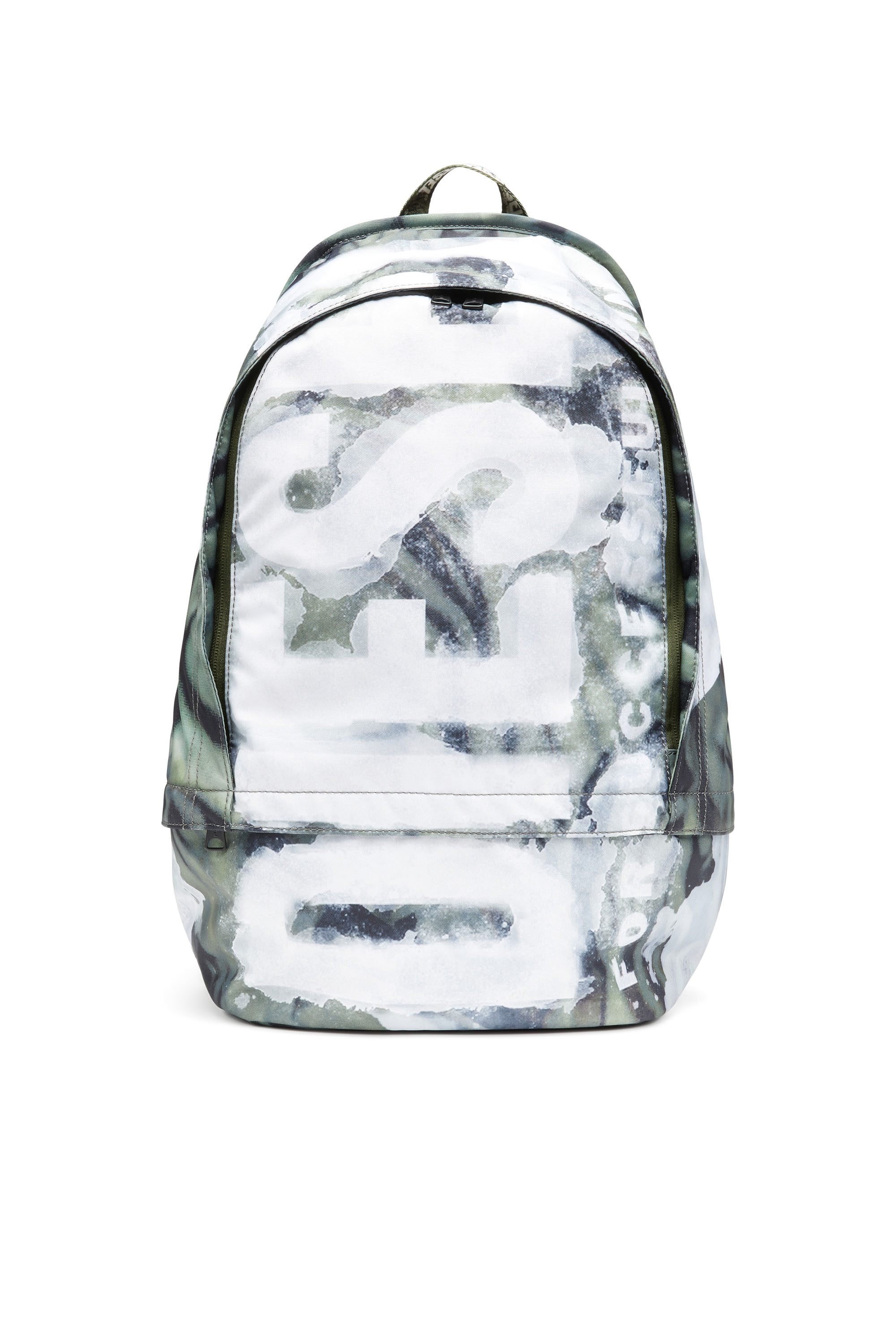 Diesel - RAVE BACKPACK X, Mixte Rave-Sac à dos avec imprimé camouflage effet mouillé in Polychrome - Image 1