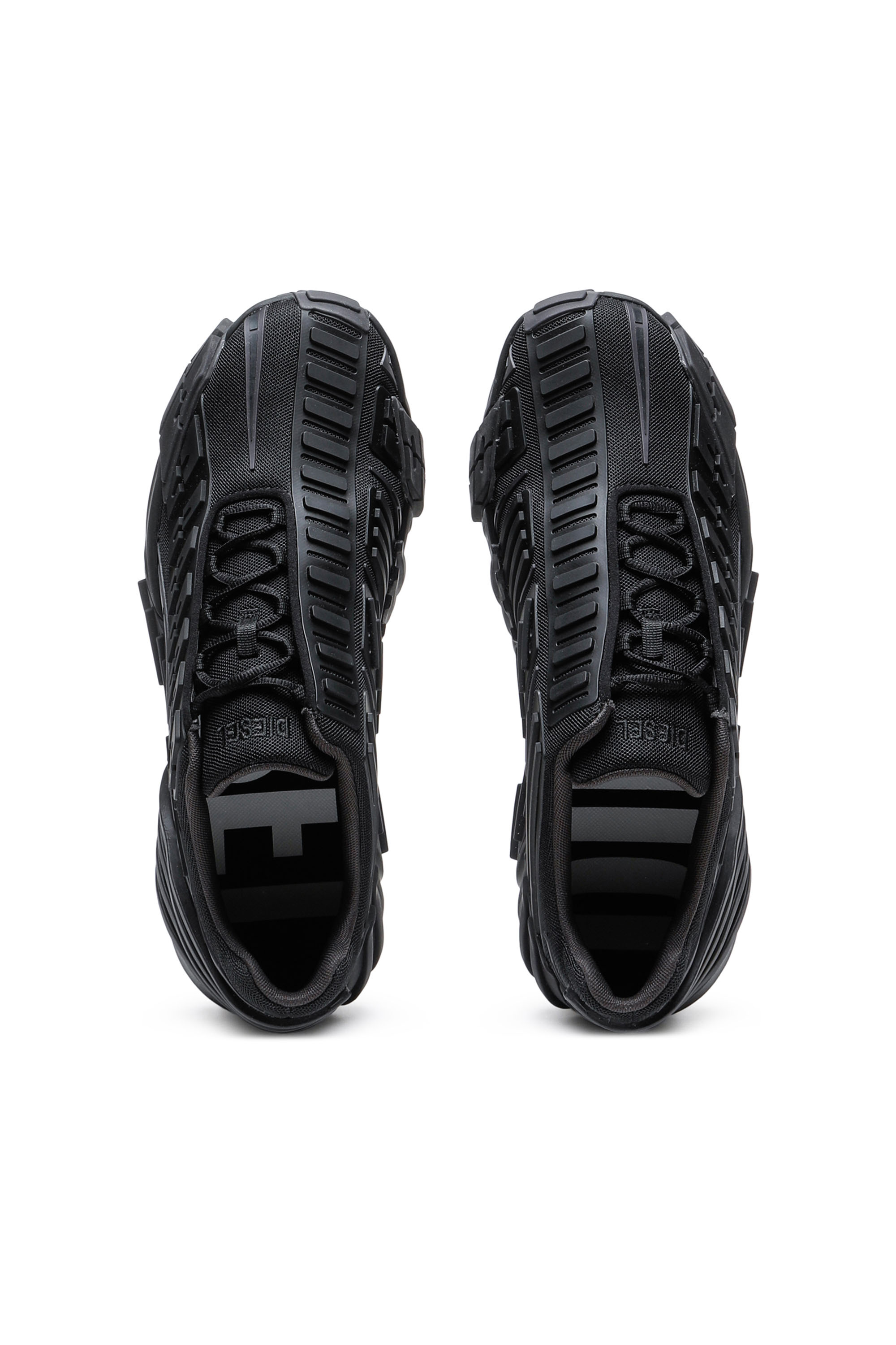 Diesel - S-PROTOTYPE LOW W, Femme S-Prototype Low W - Sneakers en mesh et caoutchouc in Noir - Image 4