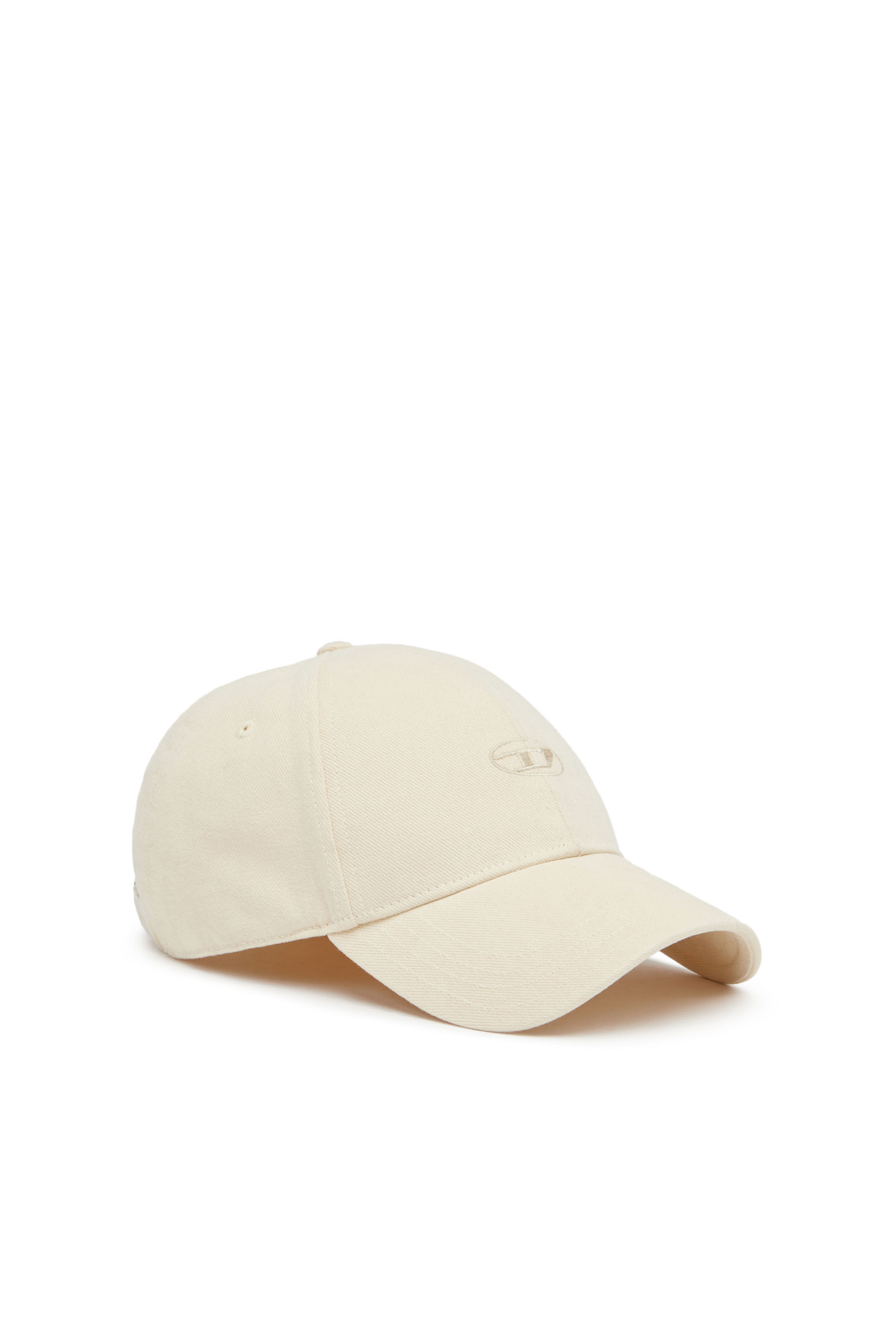 Diesel - C-RUN-WASH, Uomo Baseball cap in twill di cotone lavato in Bianco - Image 1