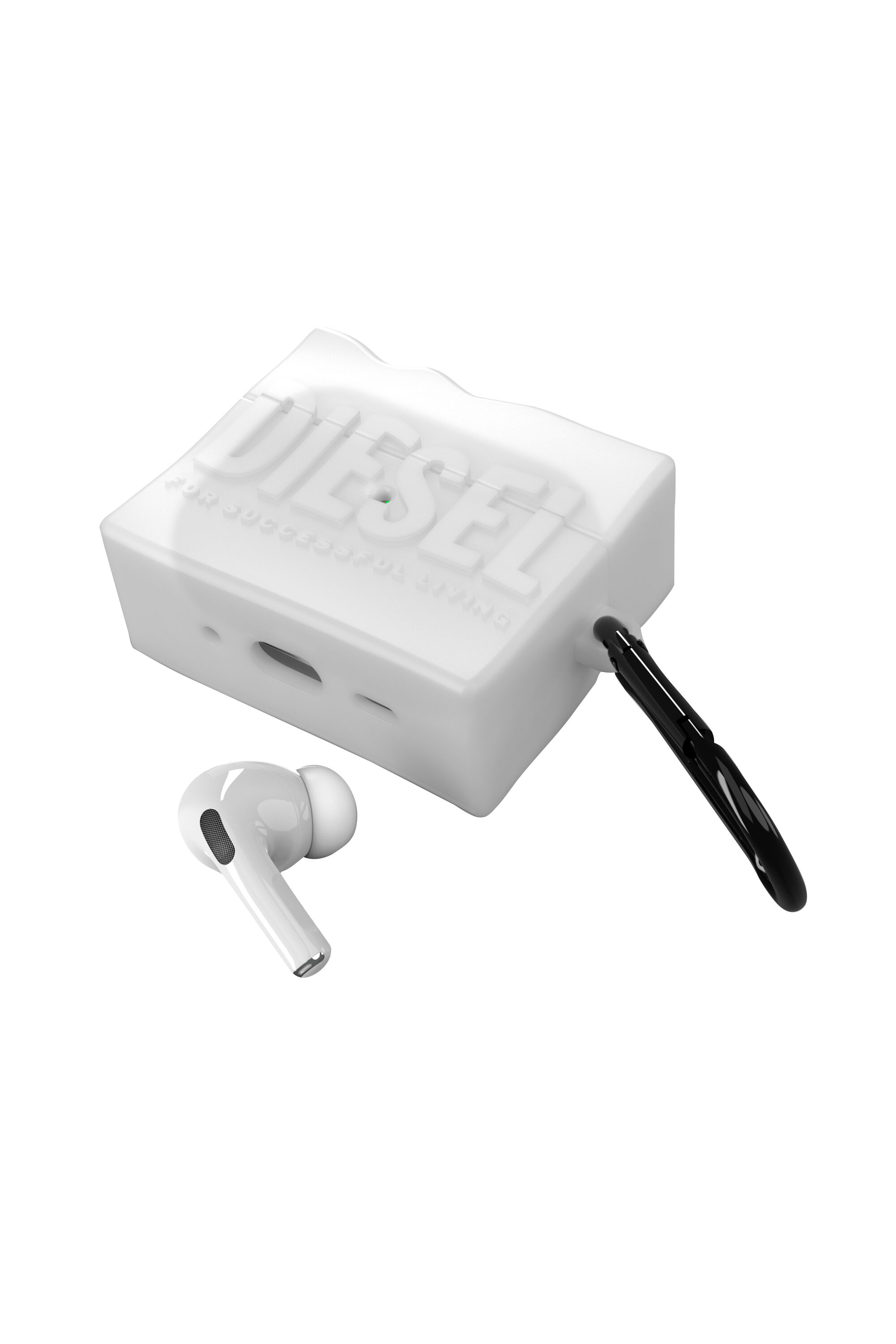 Diesel - 54136 AIRPOD CASE, Unisex Cover D By Airpods Pro / Pro 2 in Bianco - Image 4