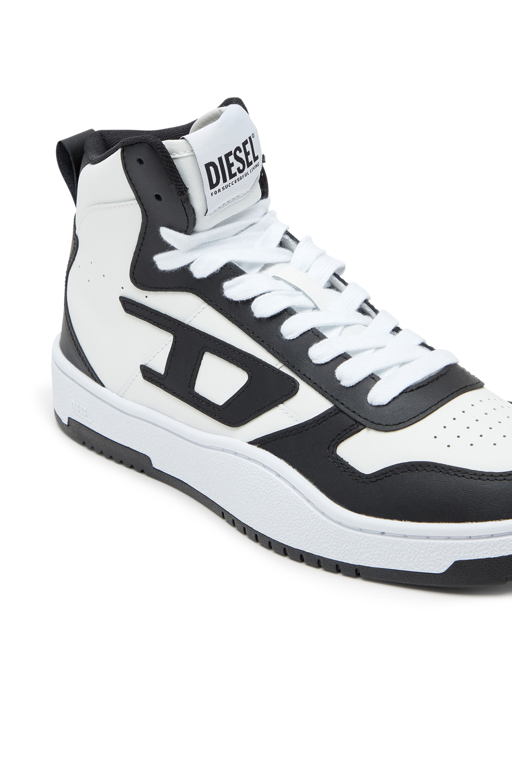 Diesel - S-UKIYO V2 MID, Uomo S-Ukiyo-Sneaker high-top in pelle in Multicolor - Image 6
