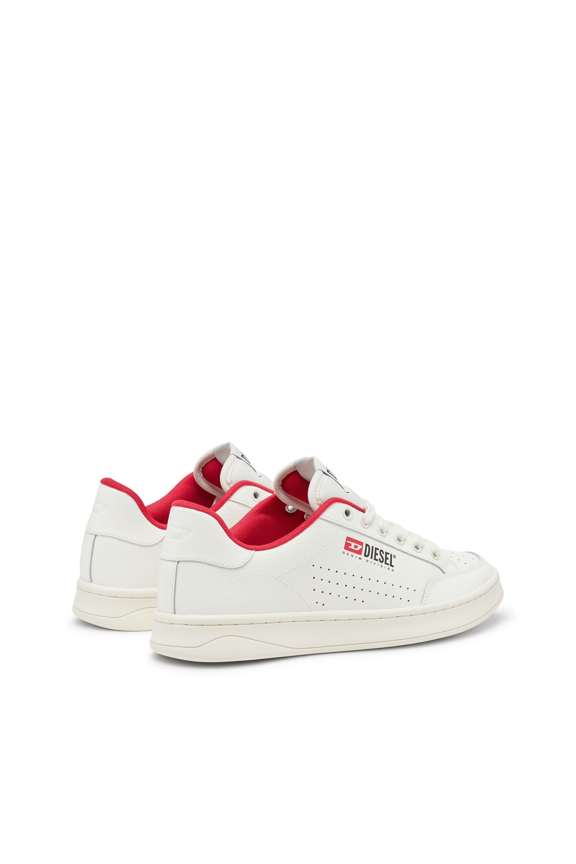 Diesel - S-ATHENE VTG, Man S-Athene-Retro sneakers in perforated leather in Multicolor - Image 3