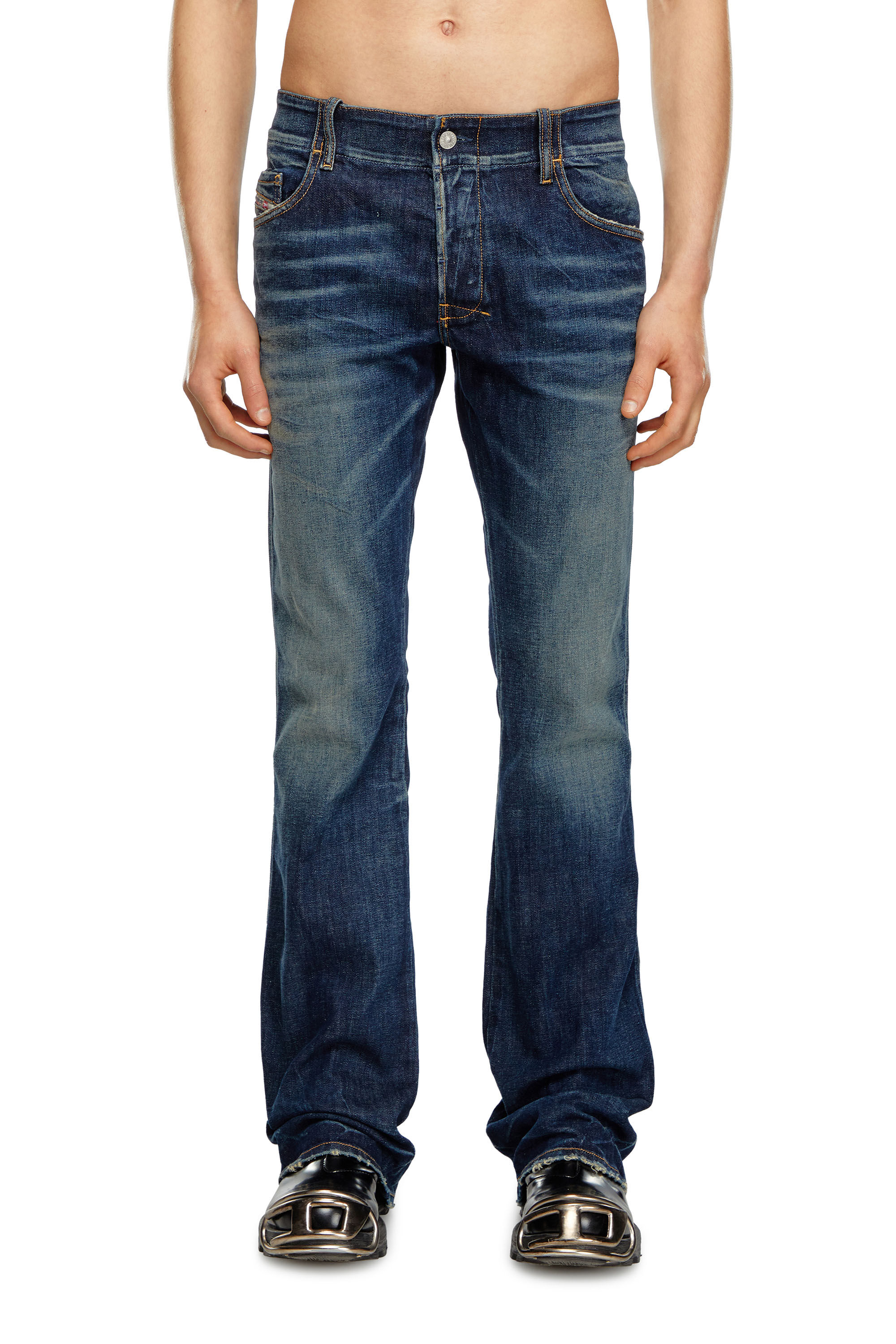 Diesel - Uomo Bootcut Jeans D-Backler 09H79, Blu Scuro - Image 3