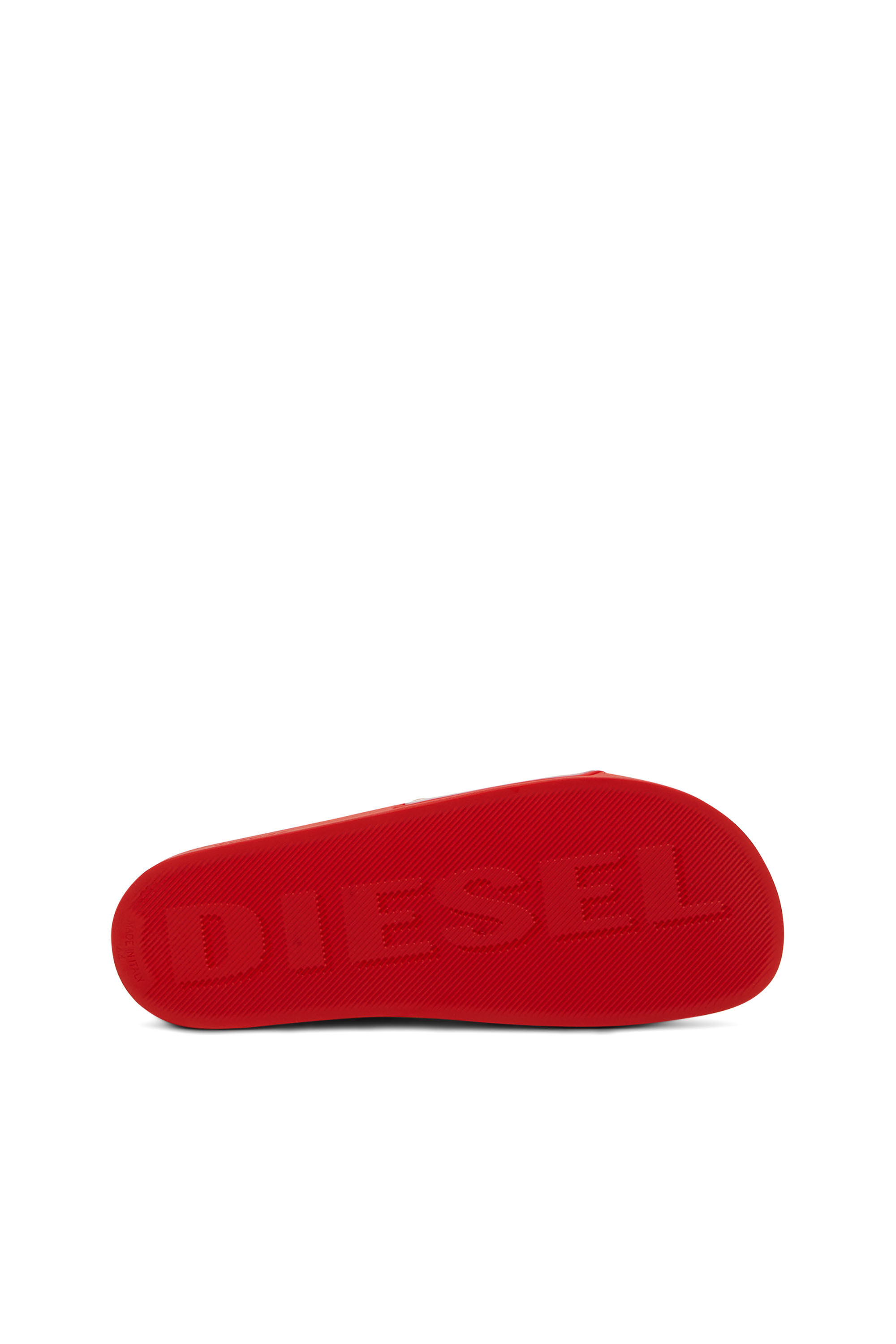 Diesel - SA-MAYEMI CC, Homme Sa-Mayemi-Claquettes de piscine avec logo 3D in Rouge - Image 5