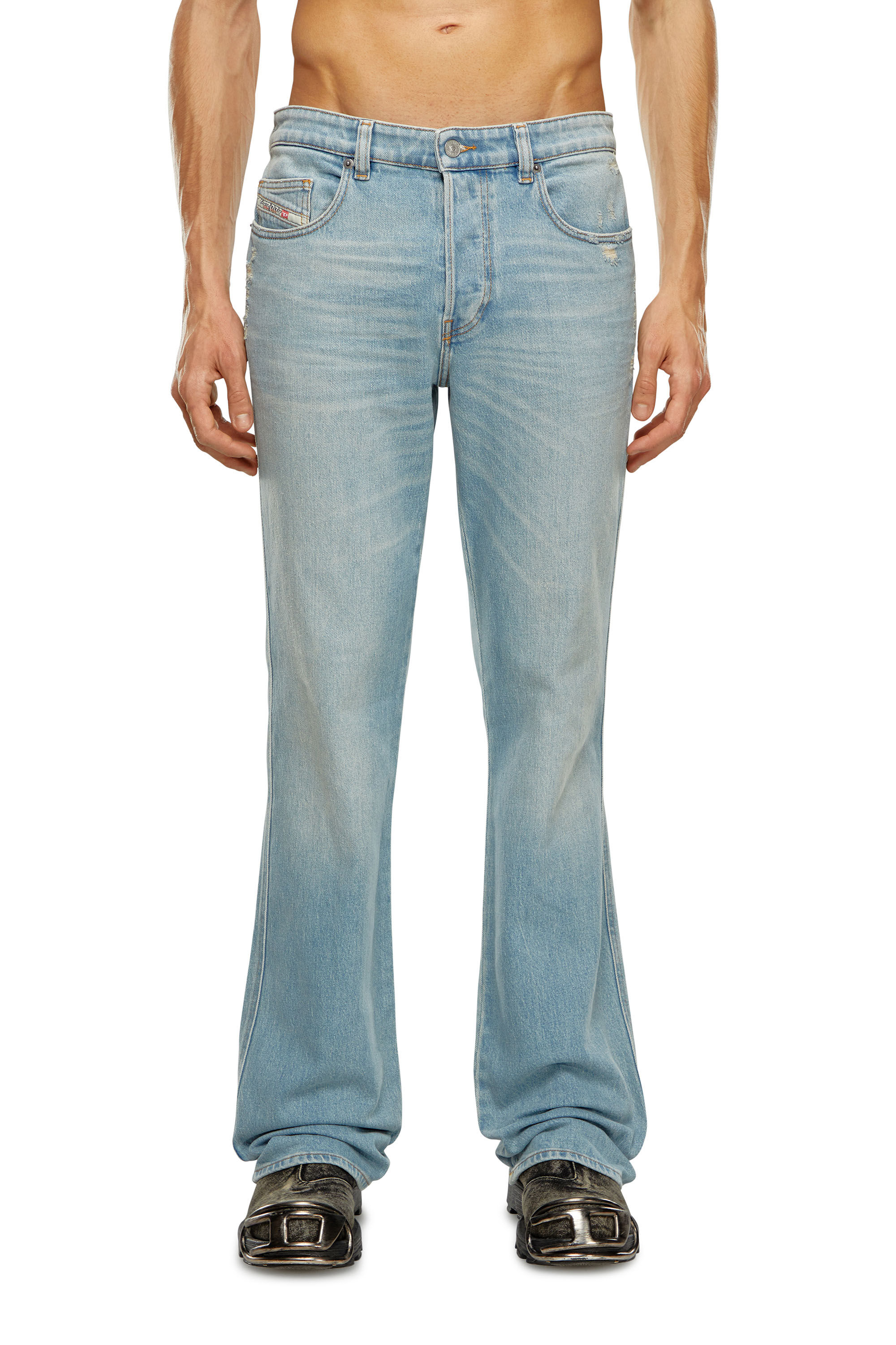 Diesel - Uomo Bootcut Jeans 1998 D-Buck 09H39, Blu Chiaro - Image 3