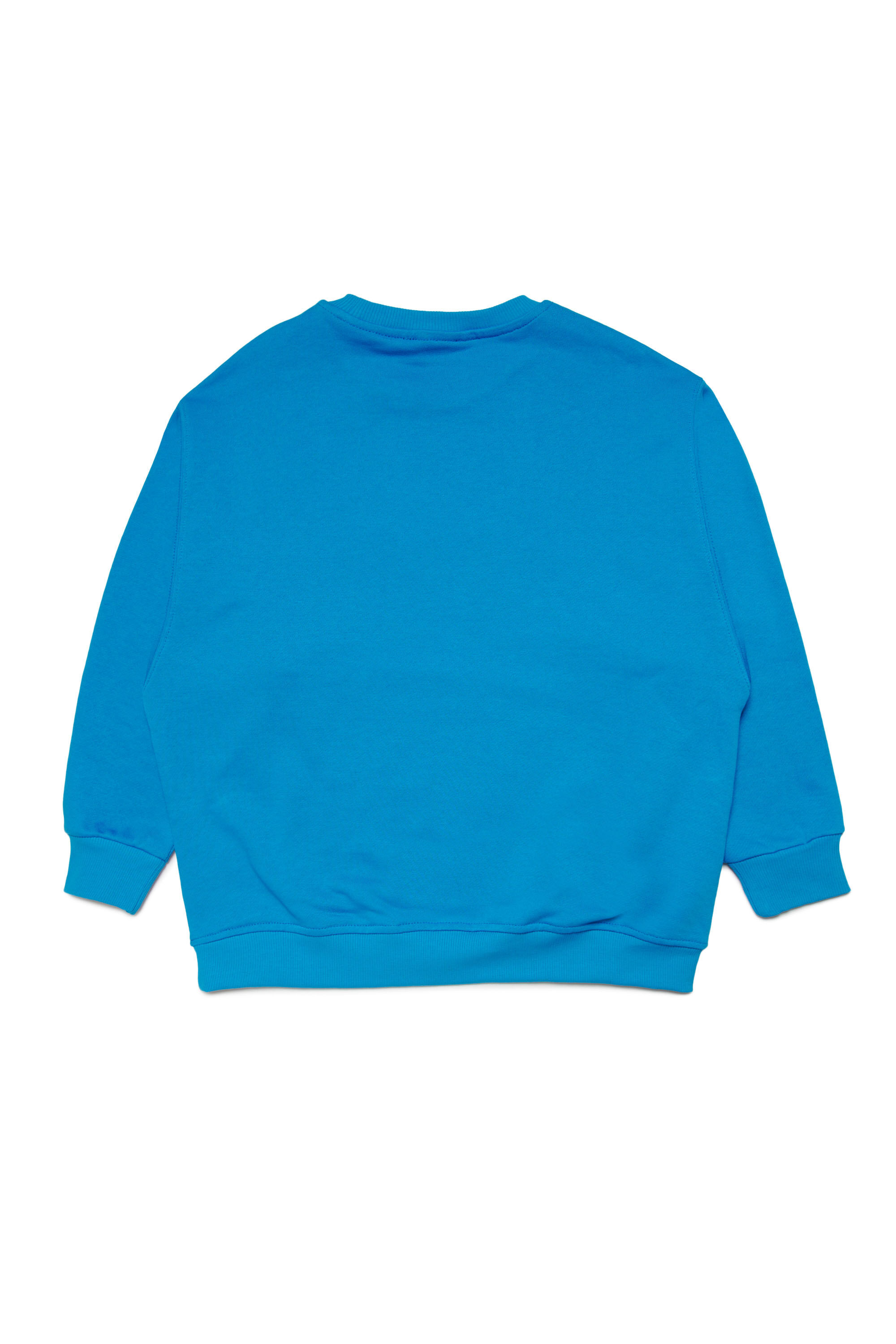 Diesel - SIWI, Woman Sweatshirt with puffy logo in Blue - Image 2