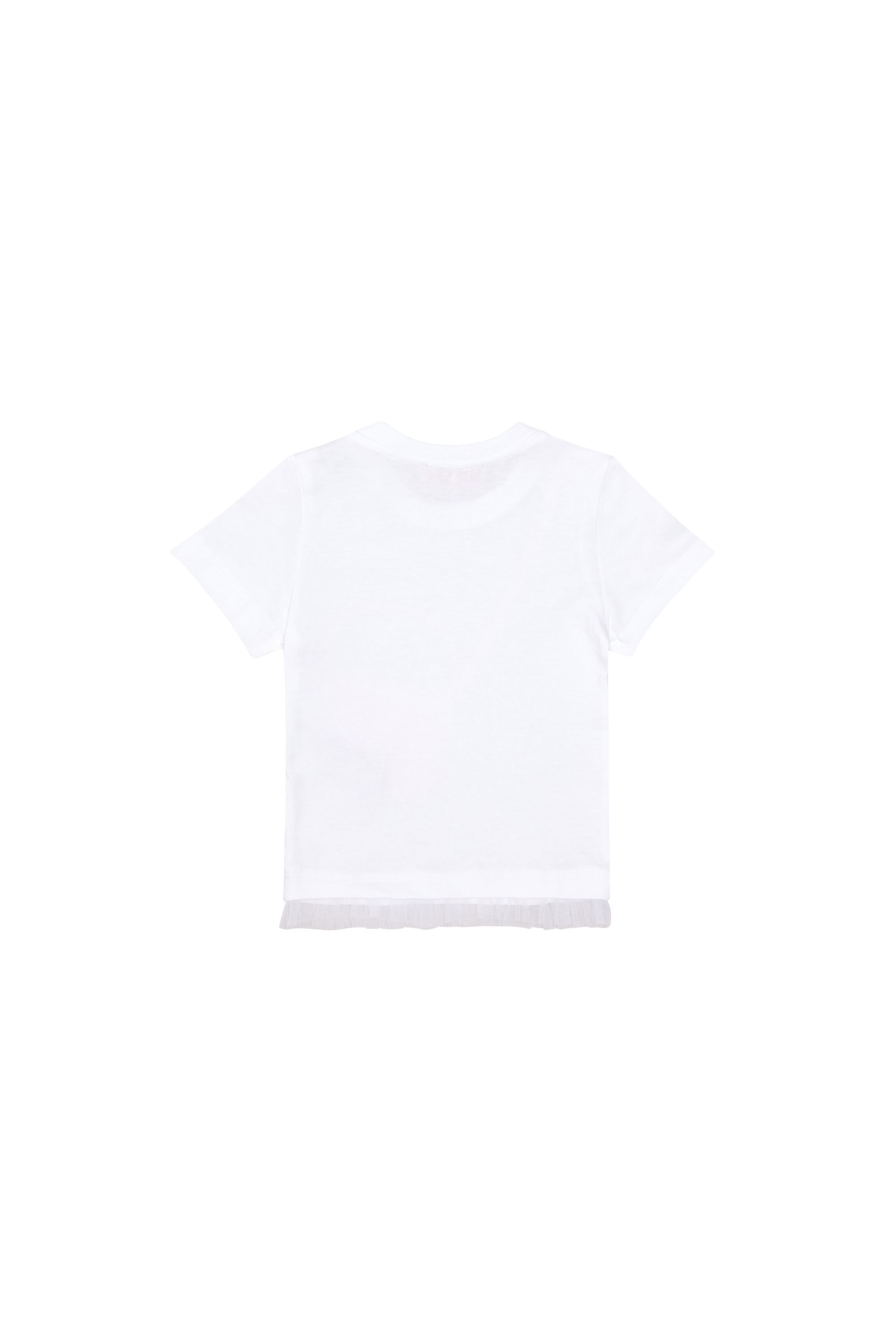 Diesel - TURNIB, Woman T-shirt with trompe l'oeil bag in White - Image 2