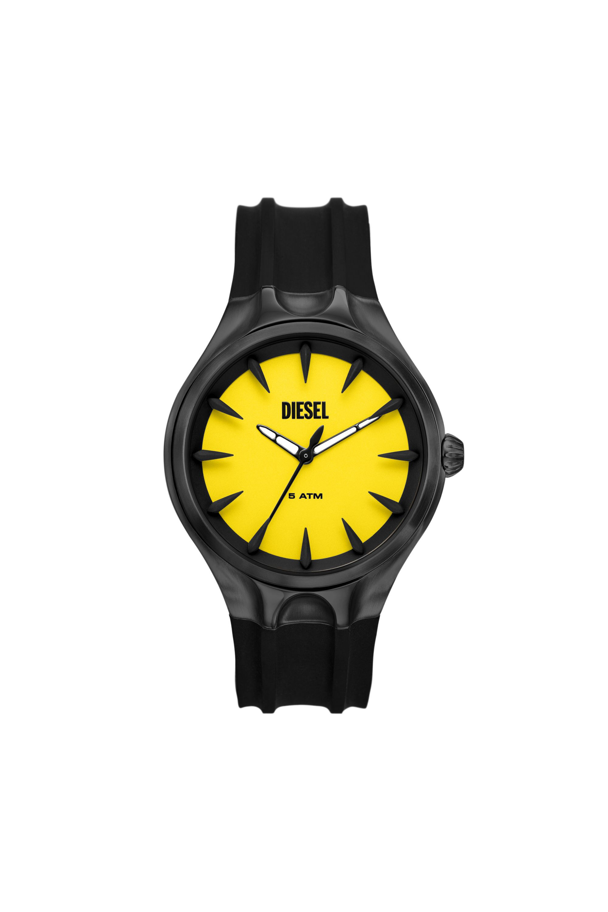 Diesel - DZ2201, Homme Montre Streamline en silicone noir in Noir - Image 1