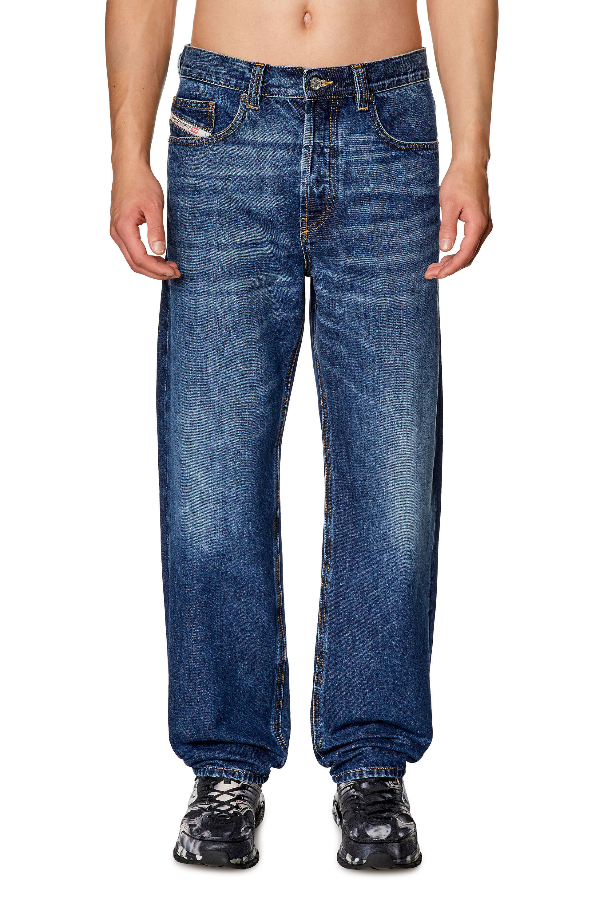 Diesel - Homme Straight Jeans 2010 D-Macs 09I27, Bleu Foncé - Image 3