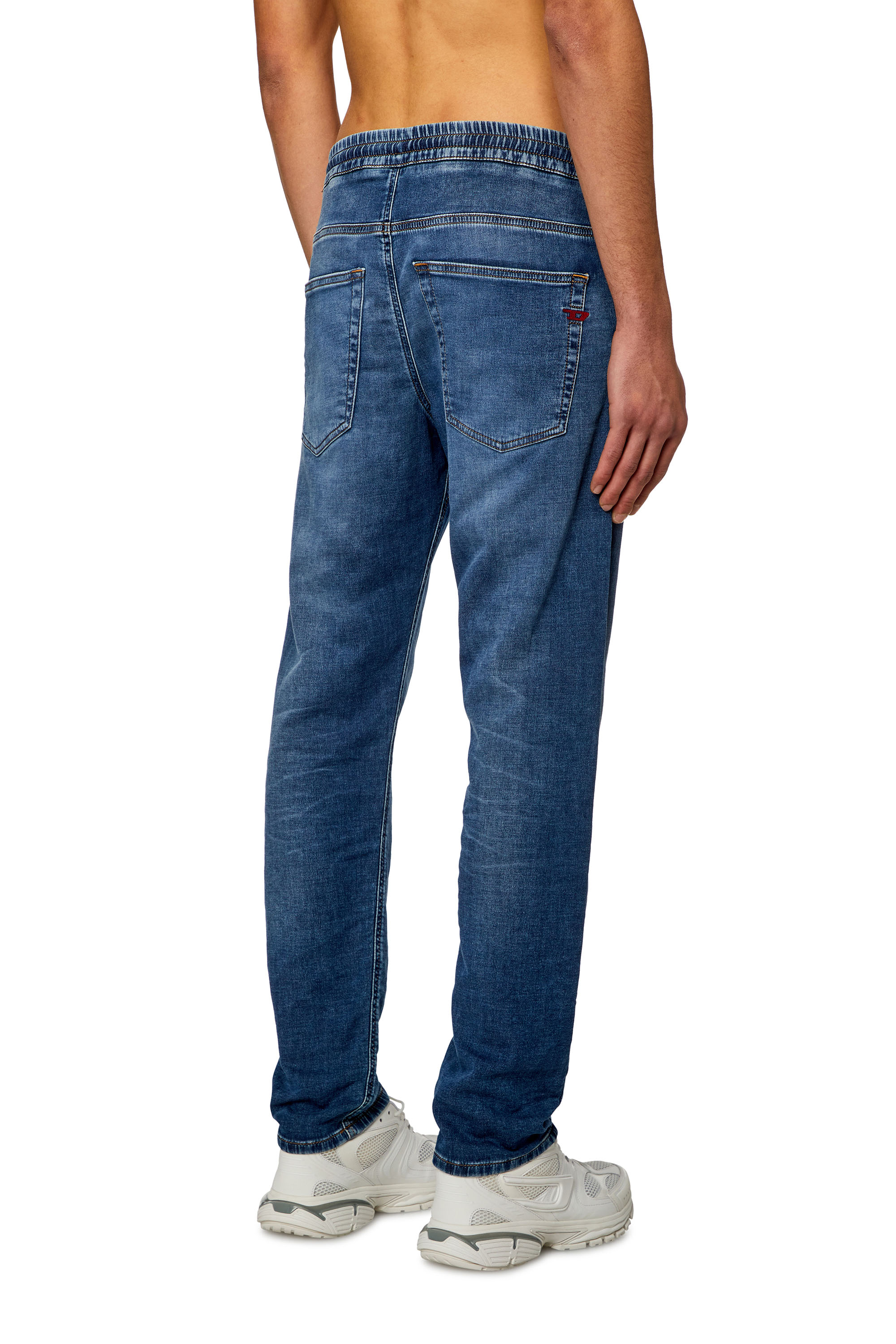 Diesel - Man Tapered 2030 D-Krooley Joggjeans® 068HY, Medium blue - Image 4