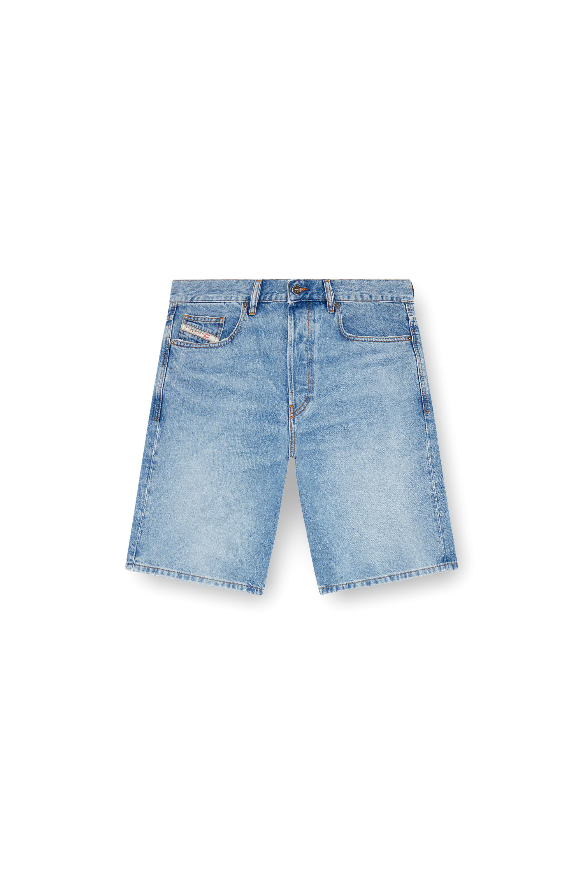 Diesel - REGULAR-SHORT, Man Denim shorts in Blue - Image 2