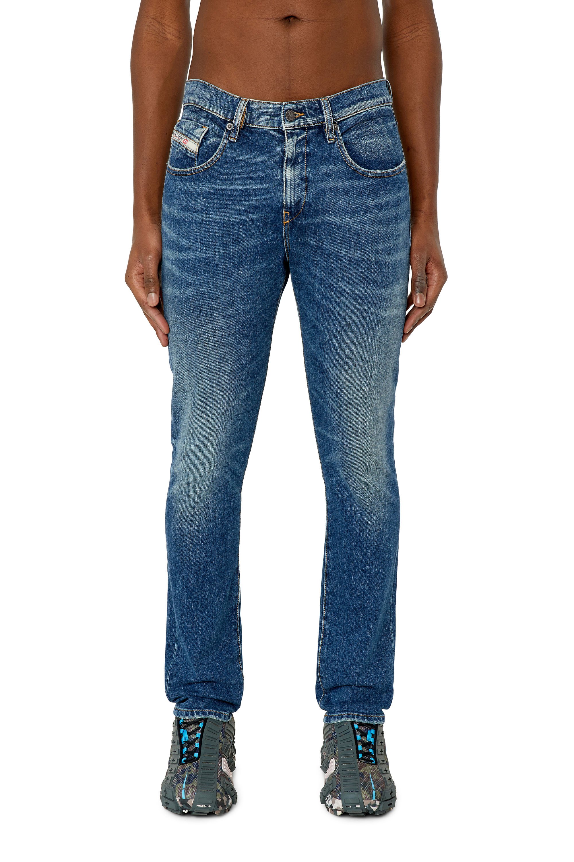 Diesel - Man Slim Jeans 2019 D-Strukt 007L1, Medium blue - Image 1