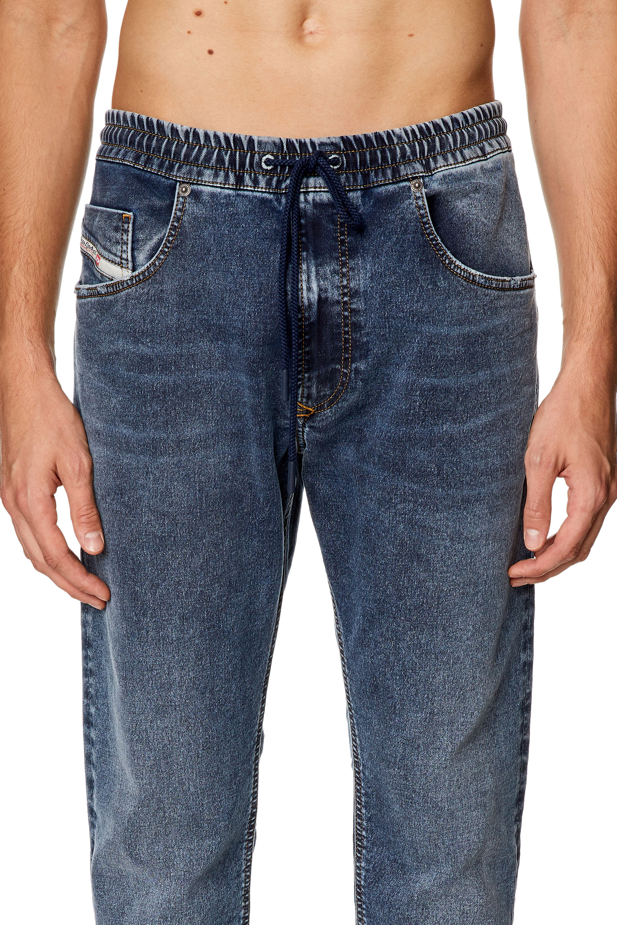 Diesel - Man Tapered 2030 D-Krooley Joggjeans® 068KB, Dark Blue - Image 5