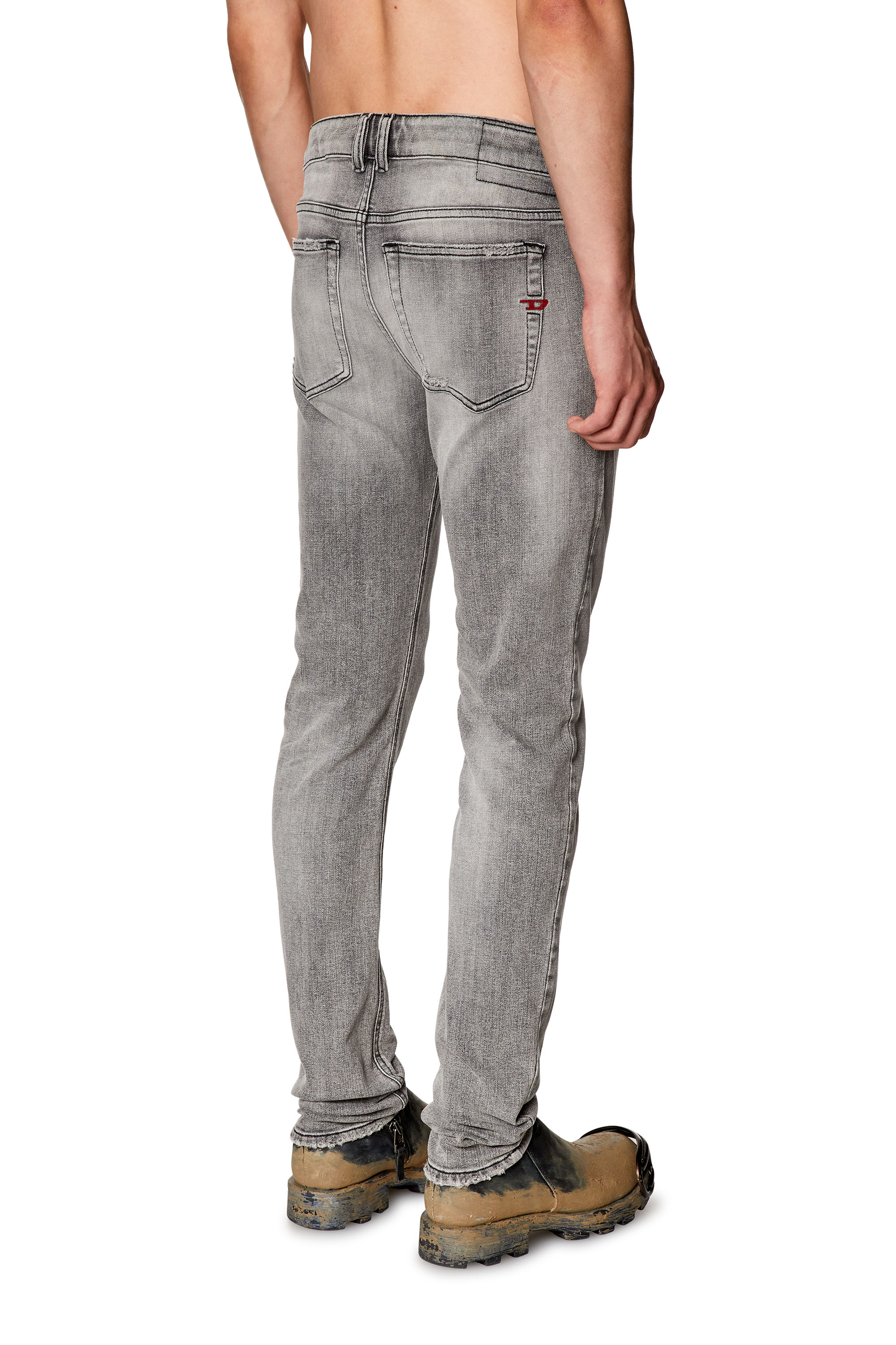 Diesel - Man Skinny Jeans 1979 Sleenker E9B97, Black/Dark grey - Image 3