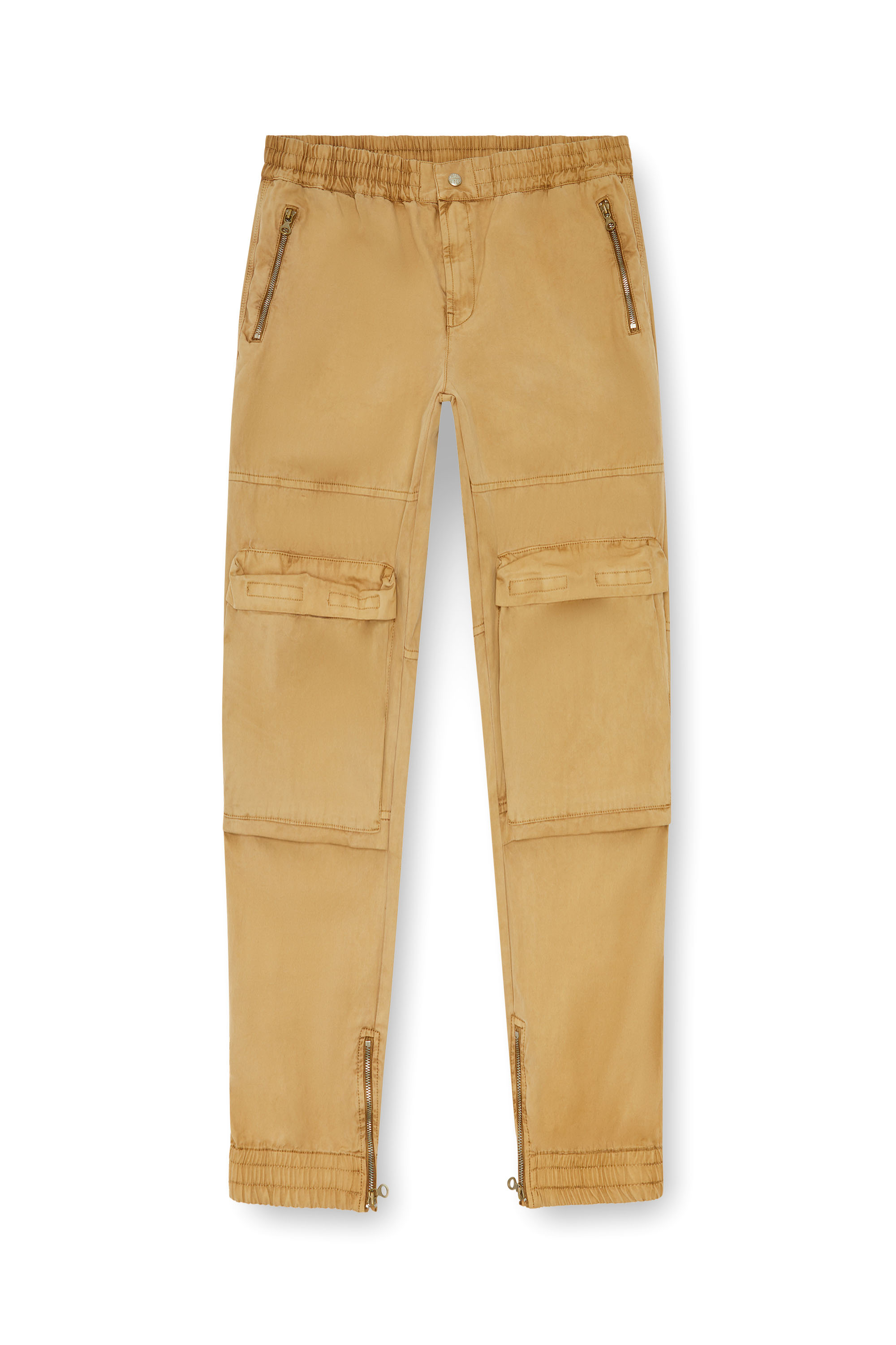 Diesel - P-BEECK, Man Cargo pants in faded organic cotton in Brown - Image 3