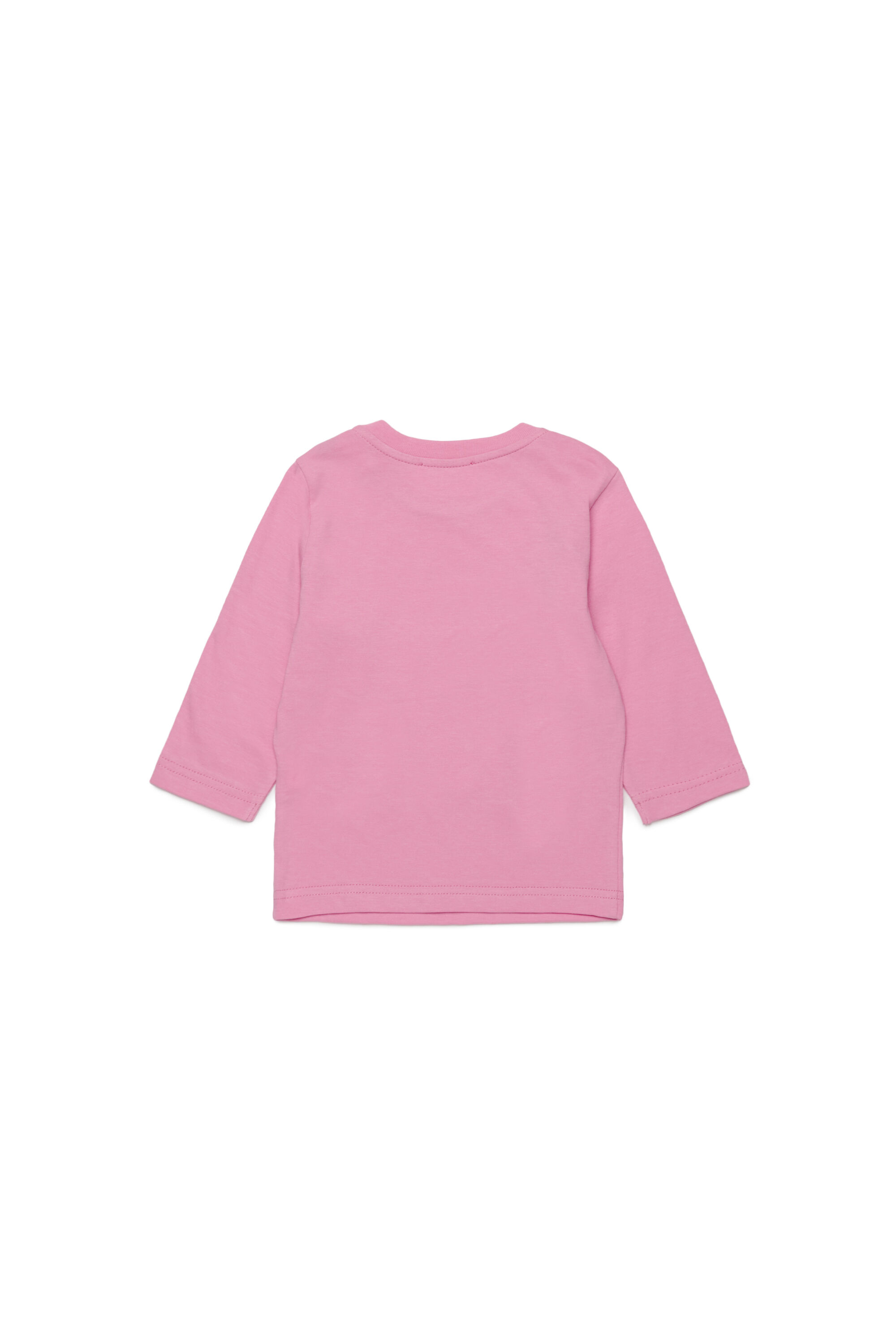 Diesel - TCERBLSB, Unisex's Long sleeve T-shirt with Oval D in Pink - 2