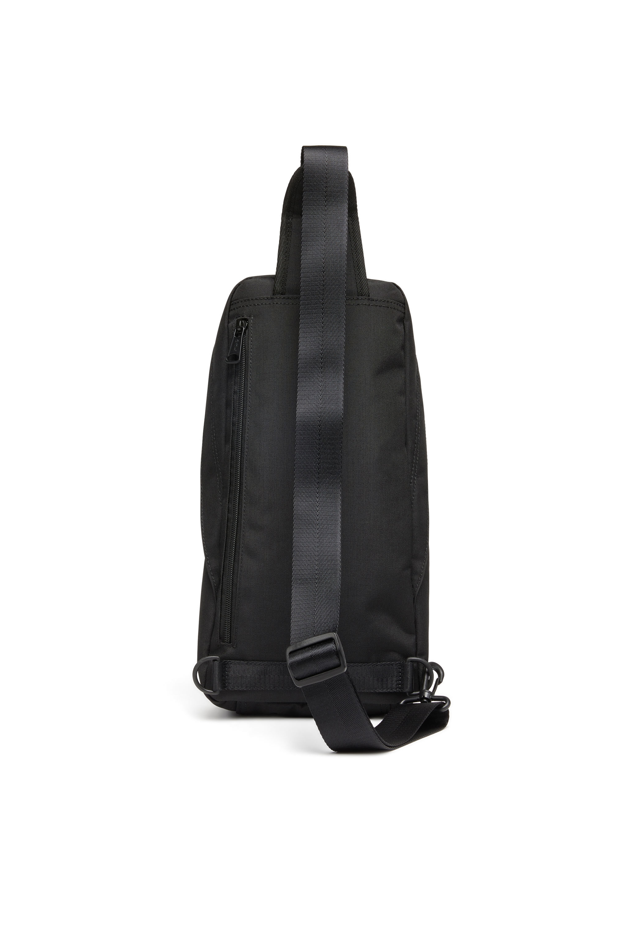 Diesel - D-BSC SLING BAG X, Man D-Bsc-Sling backpack in heavy-duty shell in Black - Image 3