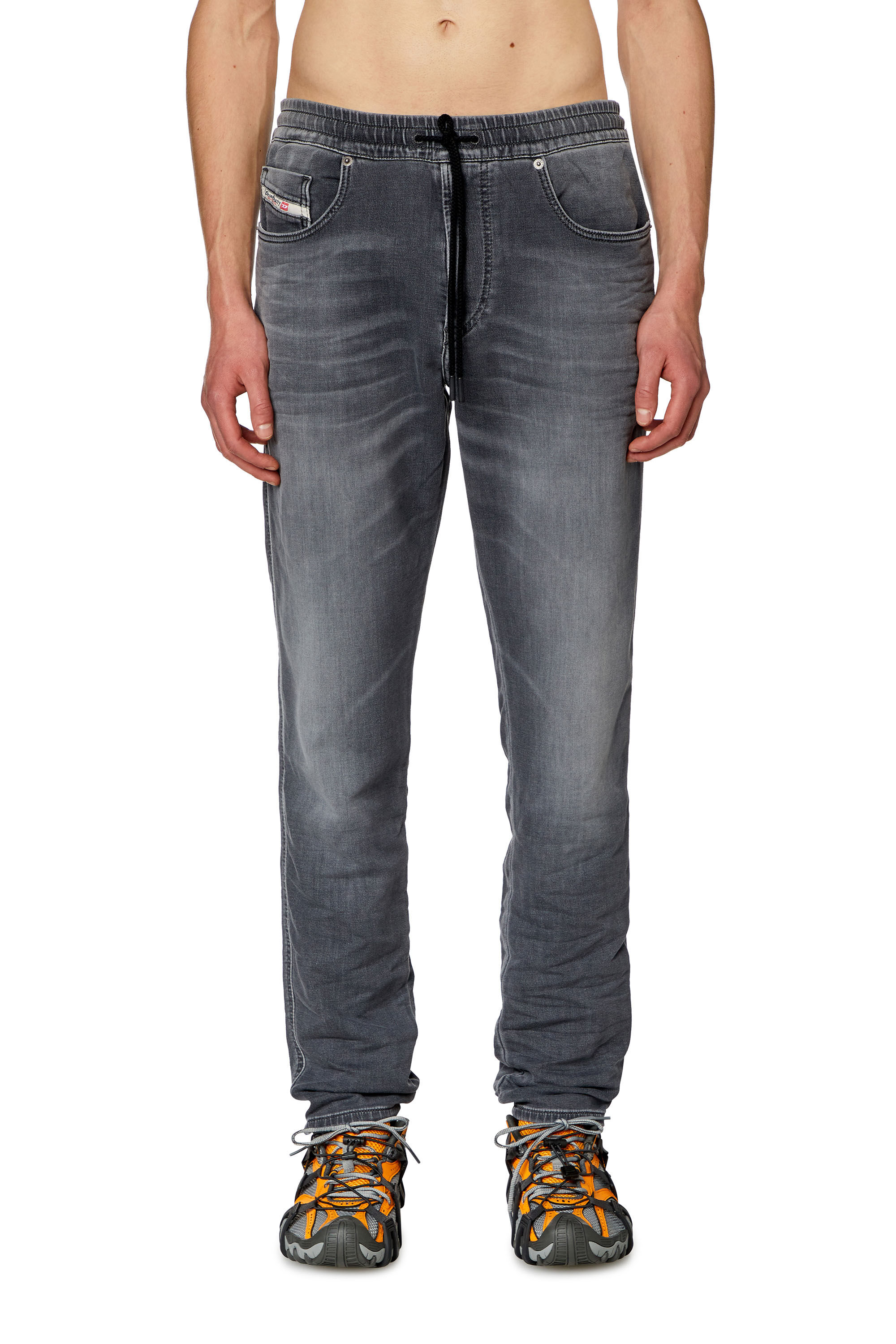 Diesel - Man Slim 2060 D-Strukt Joggjeans® 068HS, Grey - Image 3