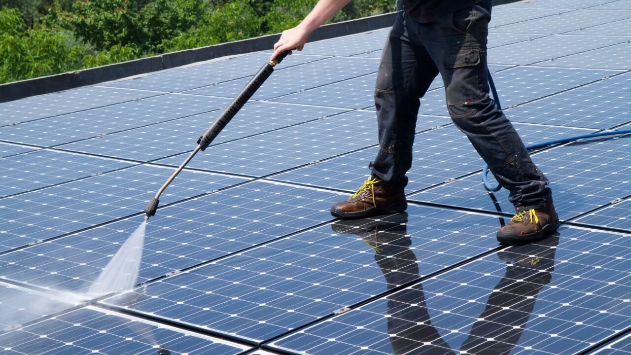 Solar panels Northern Ireland cleaning