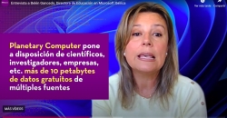 Captura de la Entrevista a Belén Gancedo, Microsoft