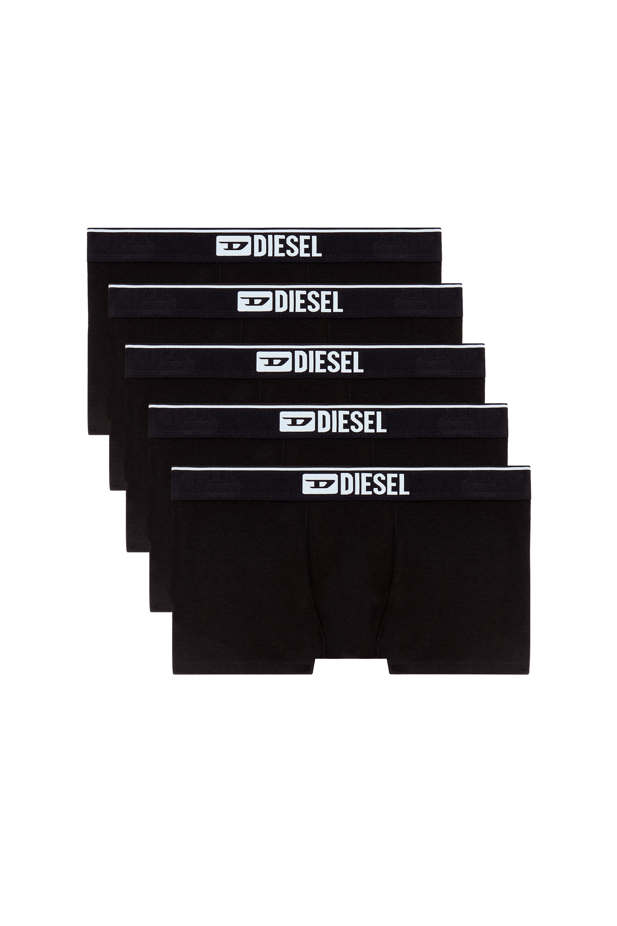 Diesel - UMBX-DAMIENFIVEPACK, Herren Einfarbige Retropants im Fünferpack in Schwarz - Image 1