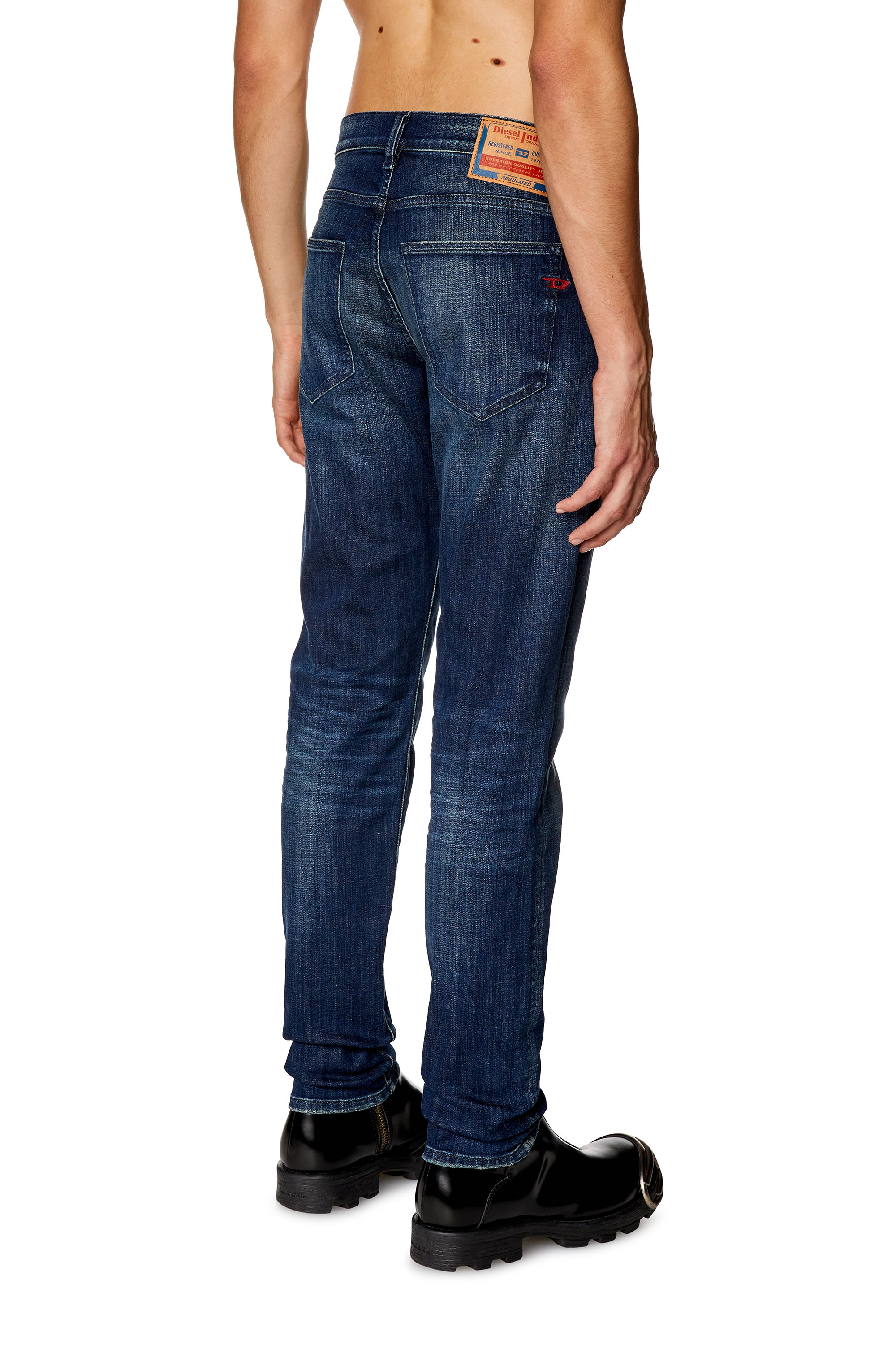 Diesel - Herren Slim Jeans 2019 D-Strukt 09H35, Dunkelblau - Image 4