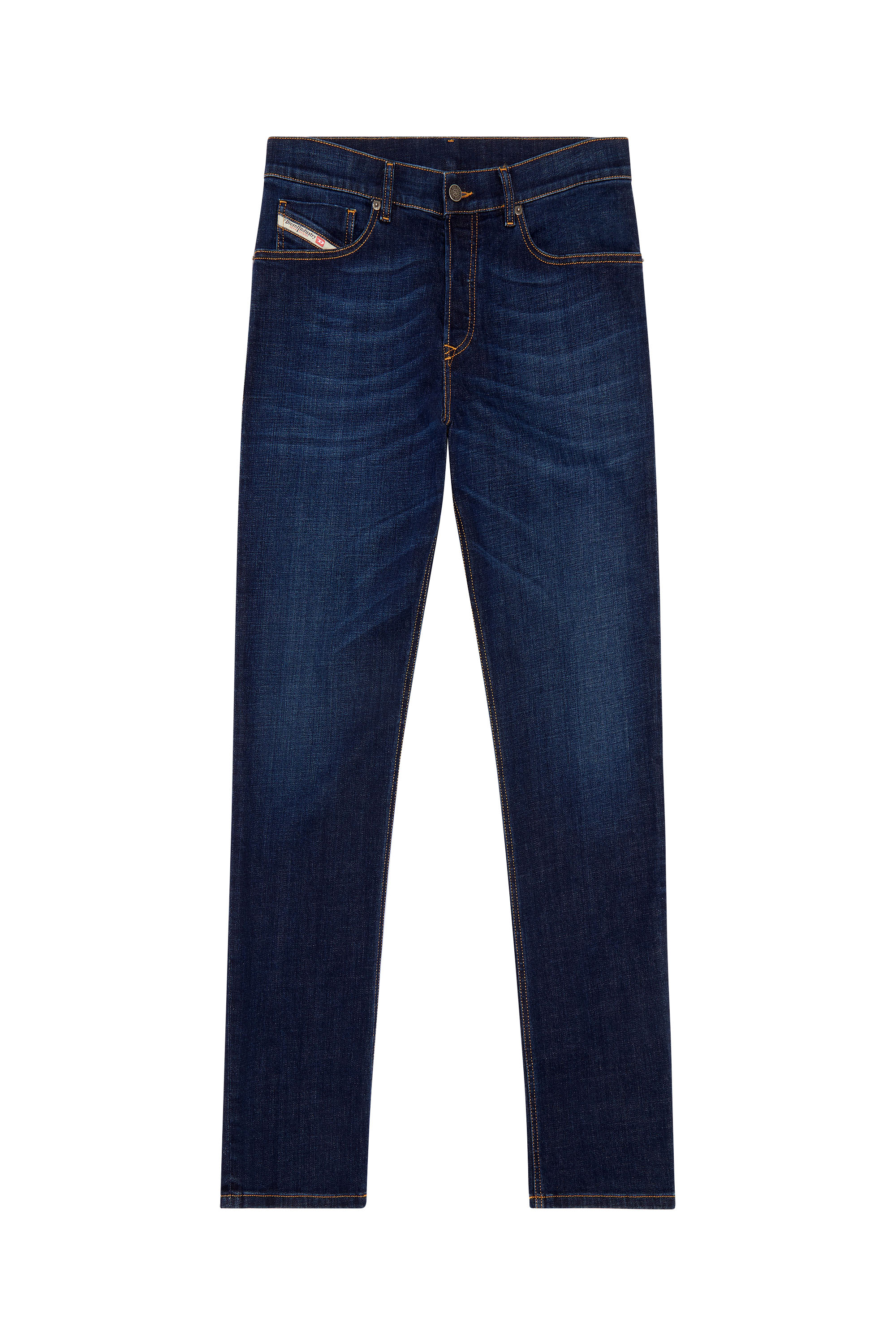 Diesel - Man Tapered Jeans 2023 D-Finitive 09F89, Dark Blue - Image 3