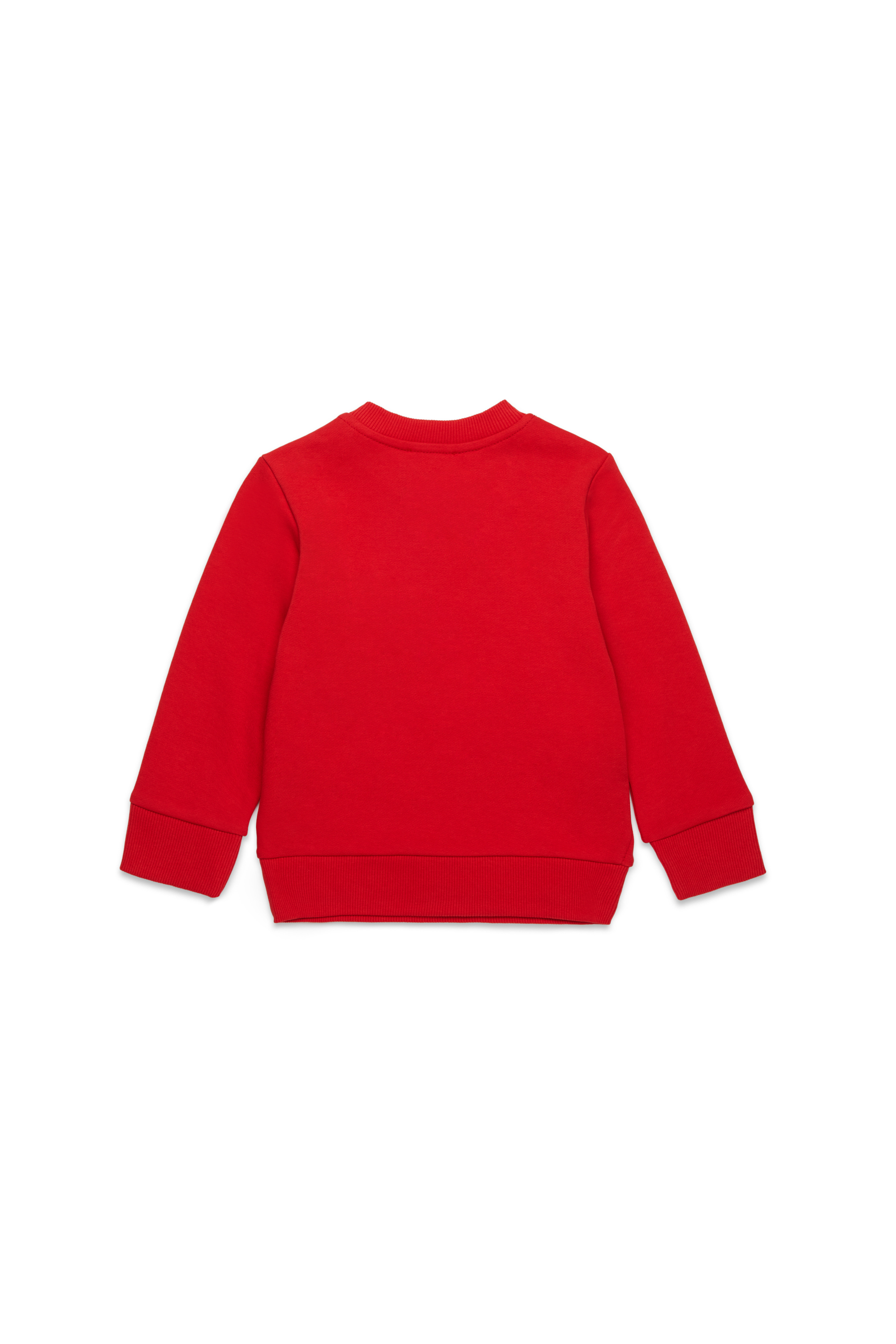 Diesel - SGINNL8B, Unisex Sweatshirt mit verschmiertem Logo in Rot - 2