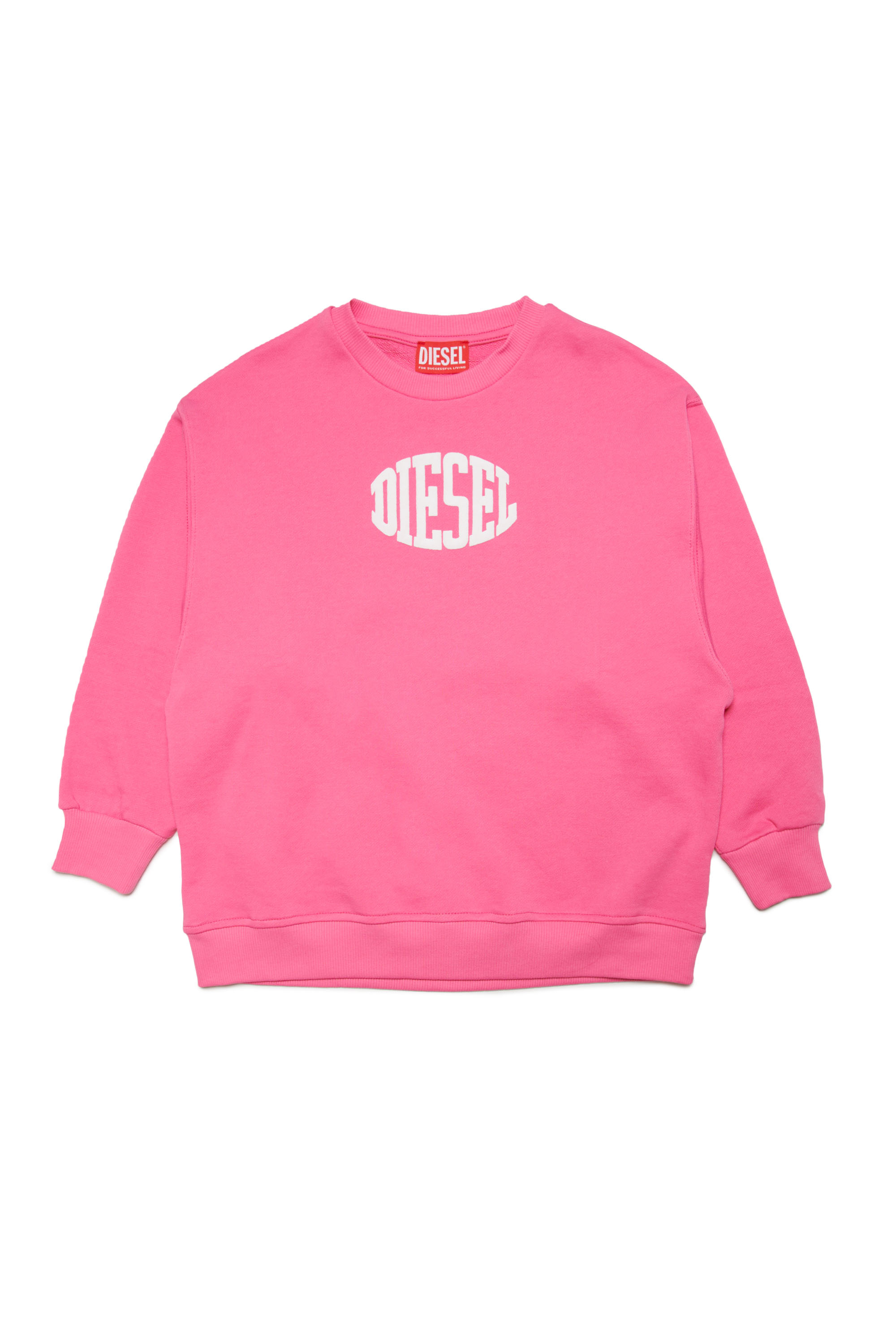 Diesel - SIWI, Woman Sweatshirt with puffy logo in Pink - Image 1