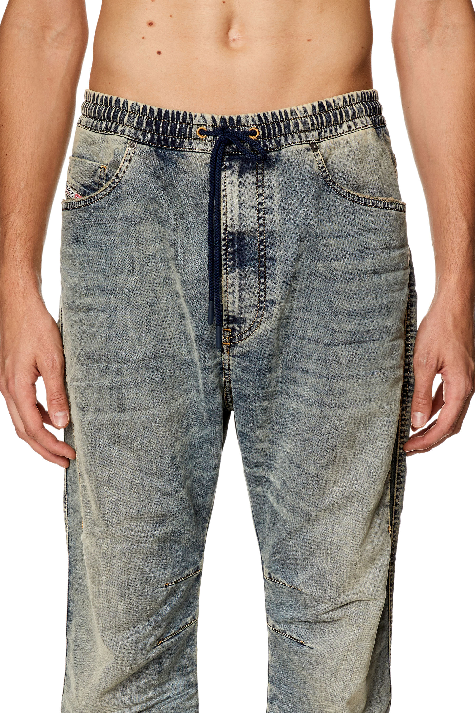 Diesel - Man Tapered 2040 D-Amage Joggjeans® 068JW, Medium blue - Image 5