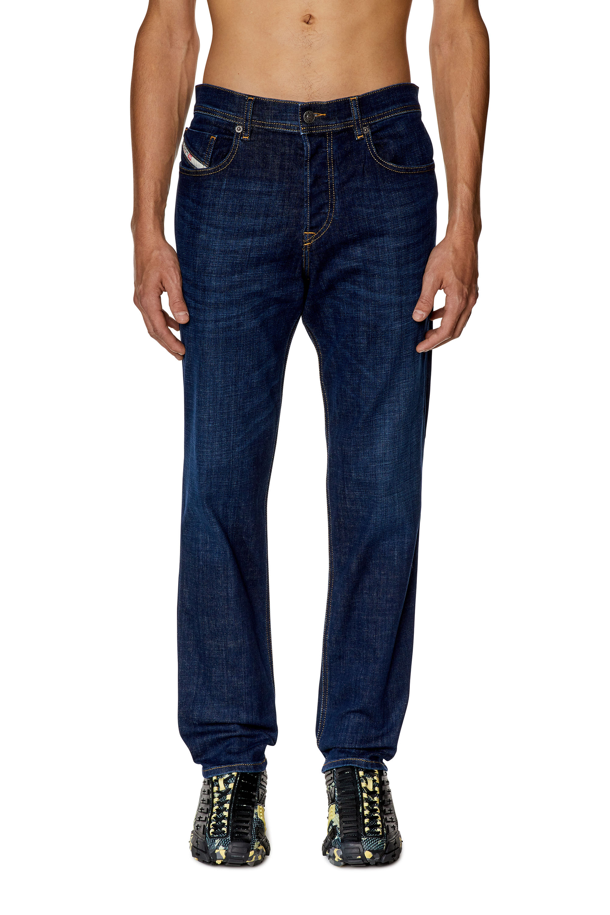 Diesel - Man Tapered Jeans 2023 D-Finitive 09F89, Dark Blue - Image 1