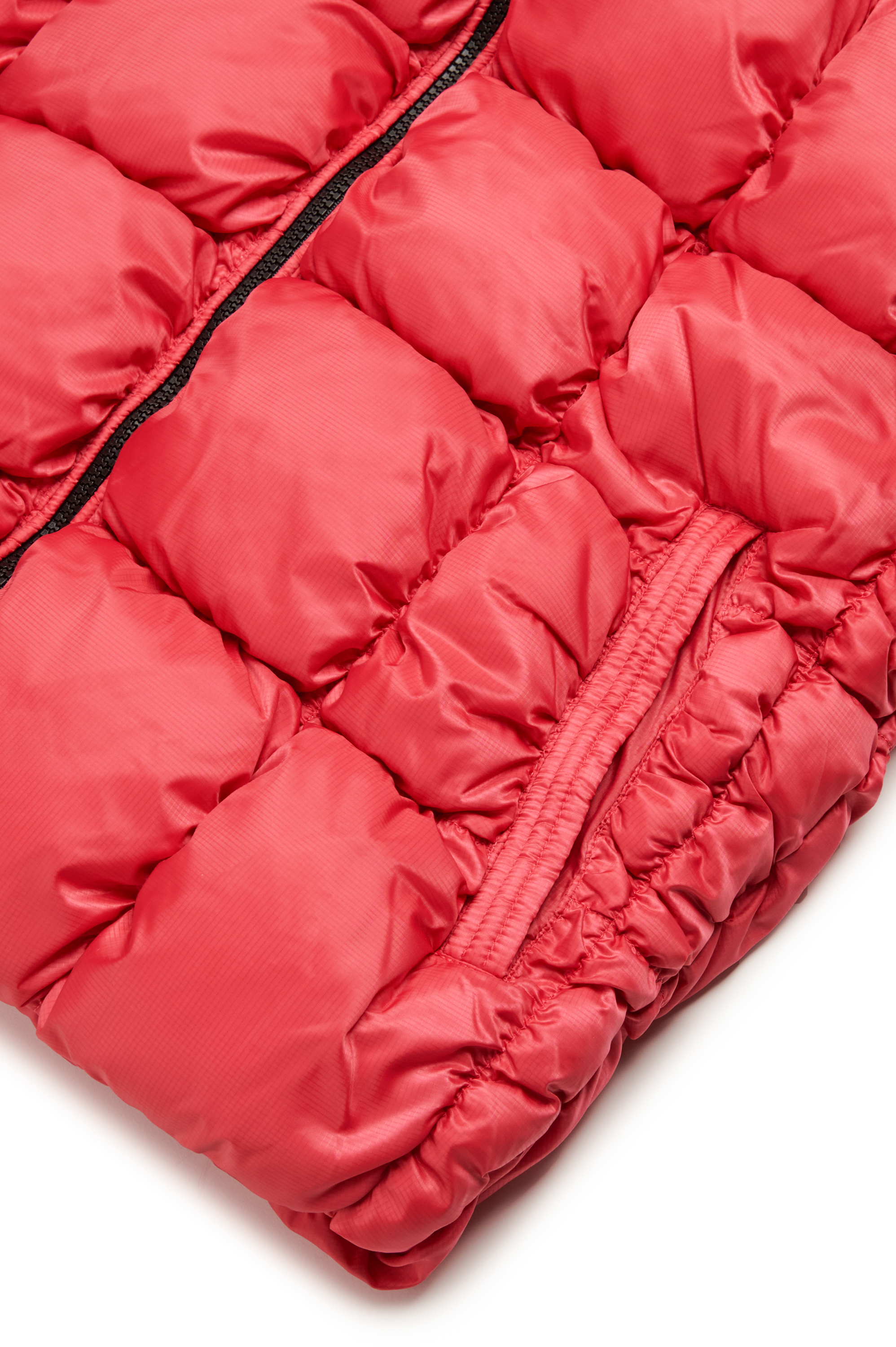 Diesel - JRAMBO, Unisex Puffer-Weste mit Karo-Steppung in Rosa - Image 4