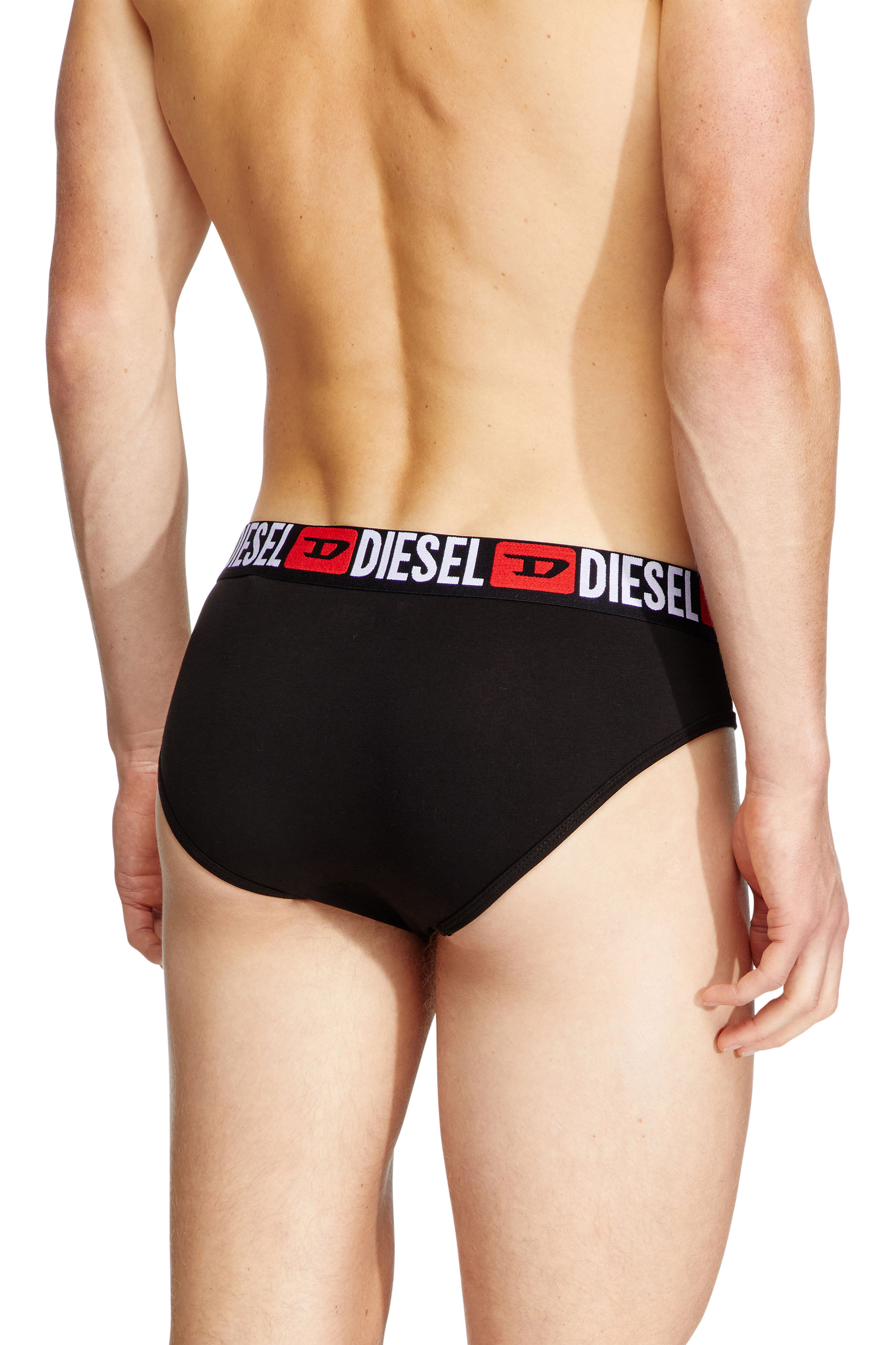 Diesel - UMBR-ANDRETHREEPACK, Herren Einfarbige Briefs im Dreierpack in Schwarz - 3