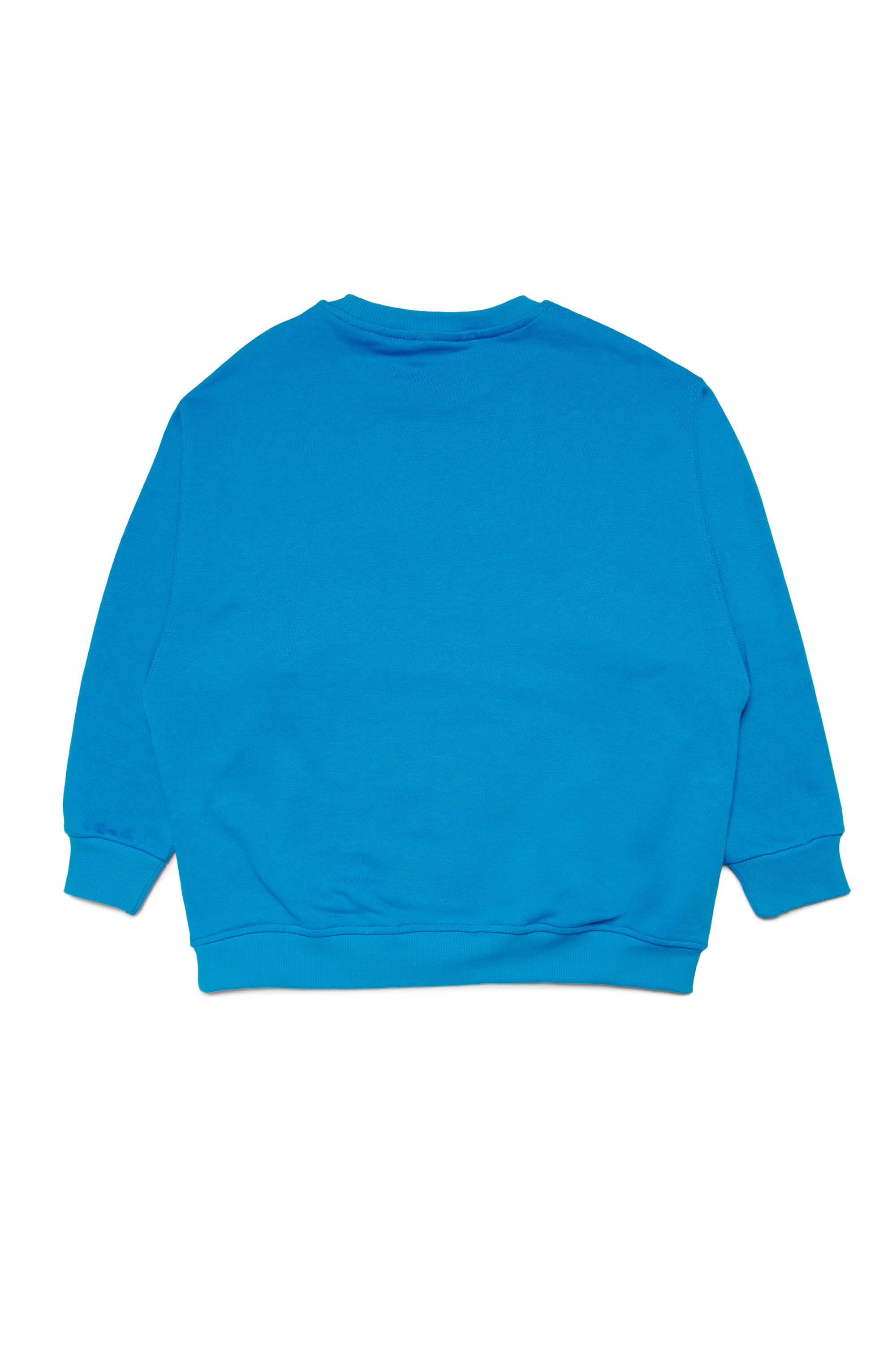 Diesel - SIWI, Damen Sweatshirt mit Schaum-Print-Logo in Blau - Image 2