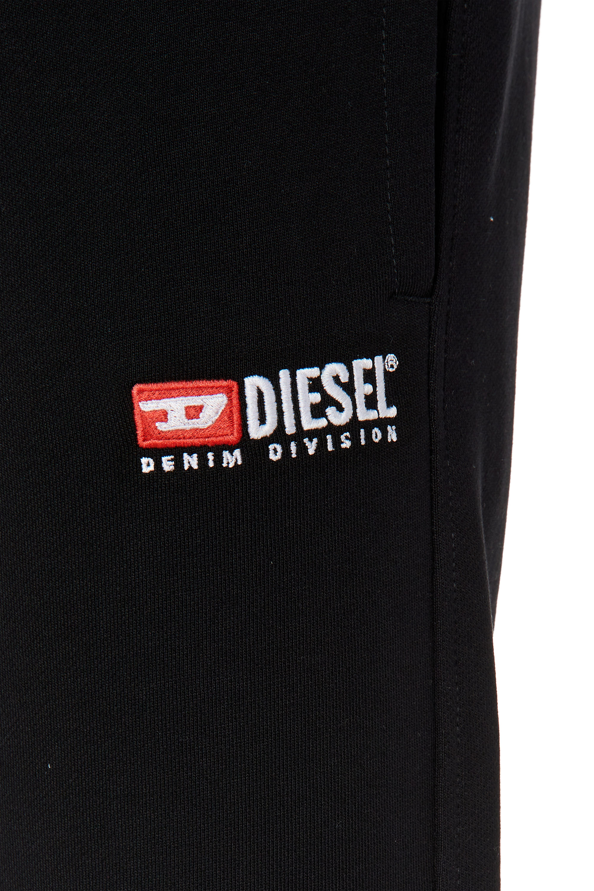 Diesel - P-TARY-DIV, Herren Trackhose mit Logo-Stickerei in Schwarz - 5