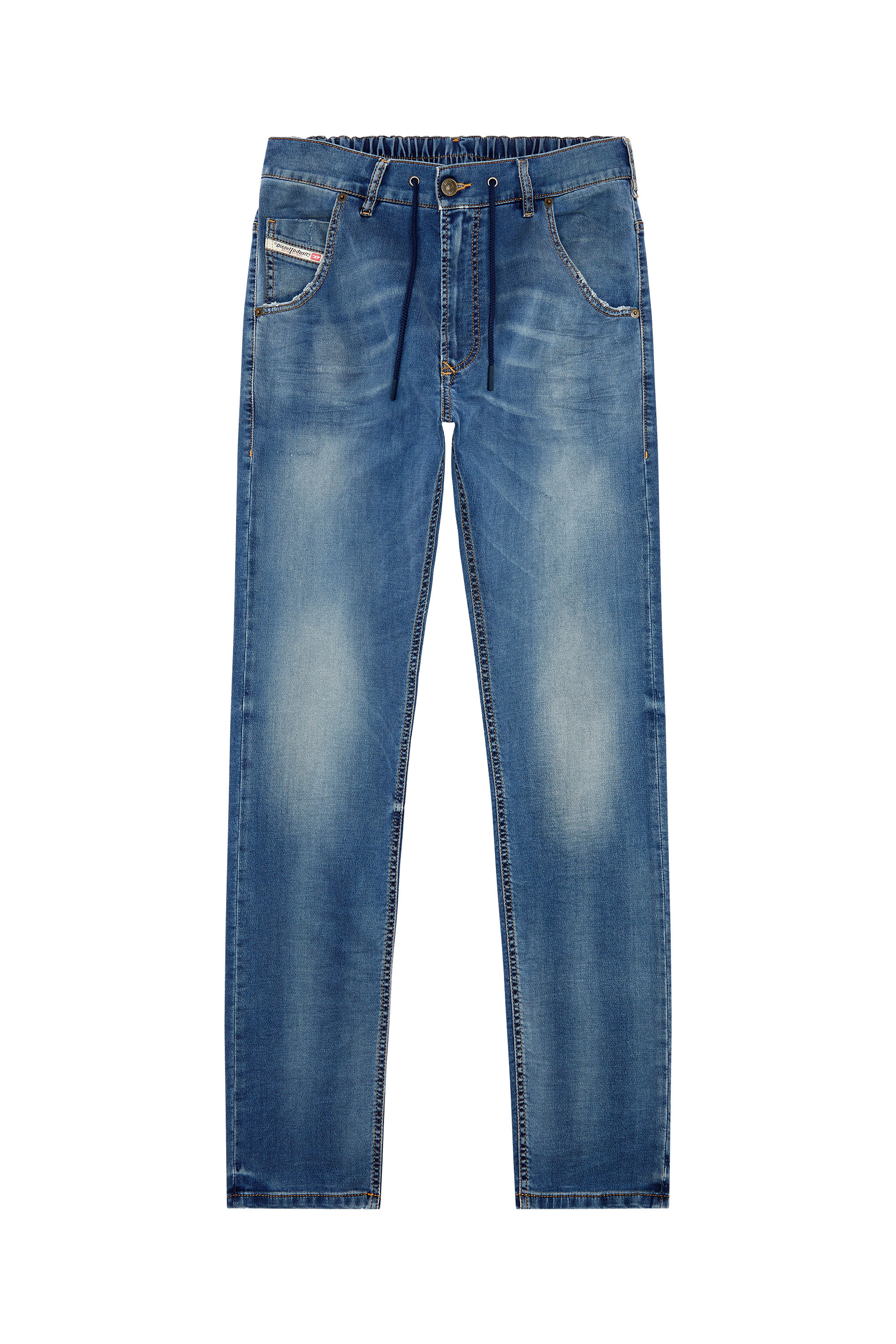 Diesel - Man Tapered 2030 D-Krooley Joggjeans® 068JV, Medium blue - Image 3