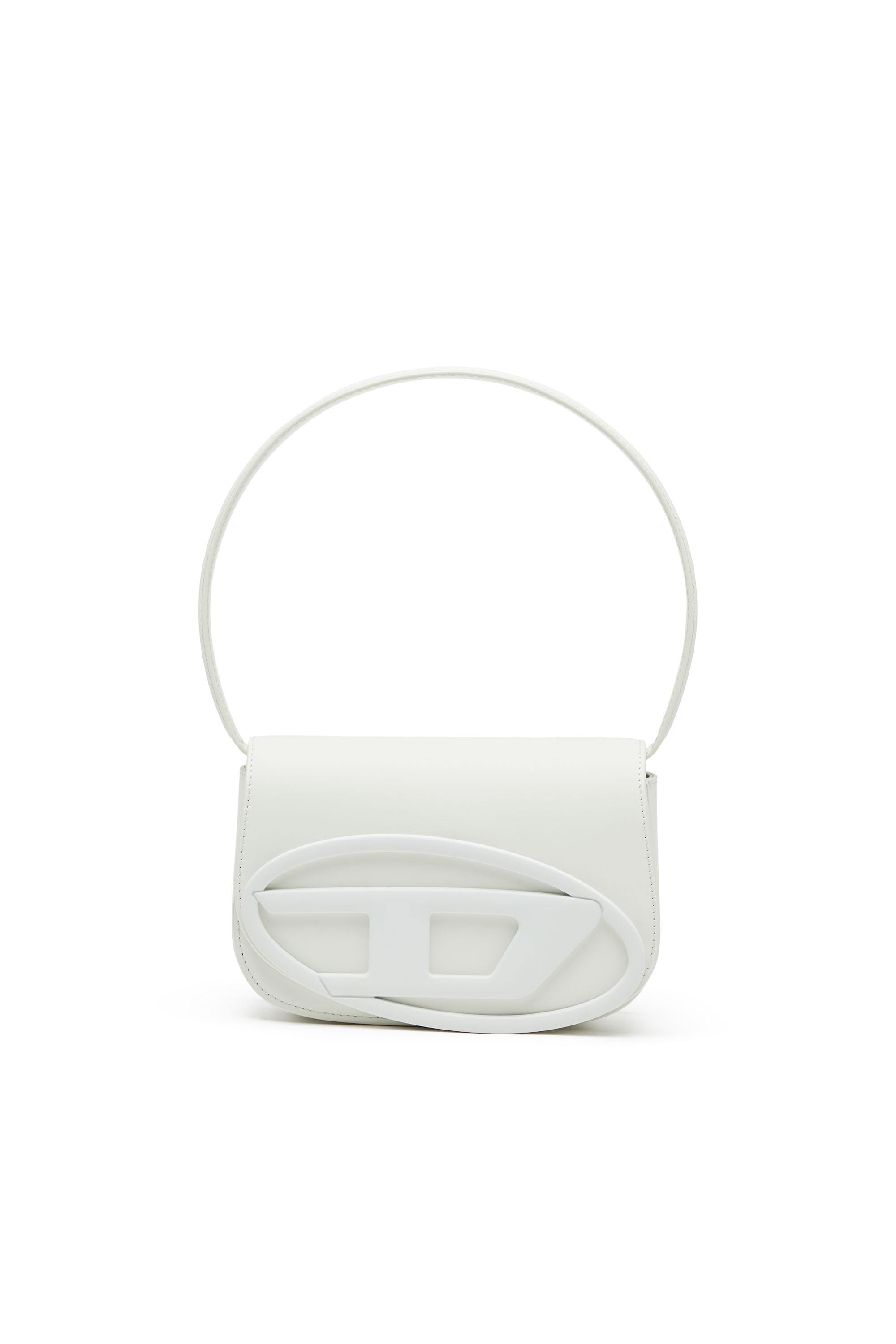 Diesel - 1DR, Woman 1DR-Iconic shoulder bag in matte leather in White - Image 2