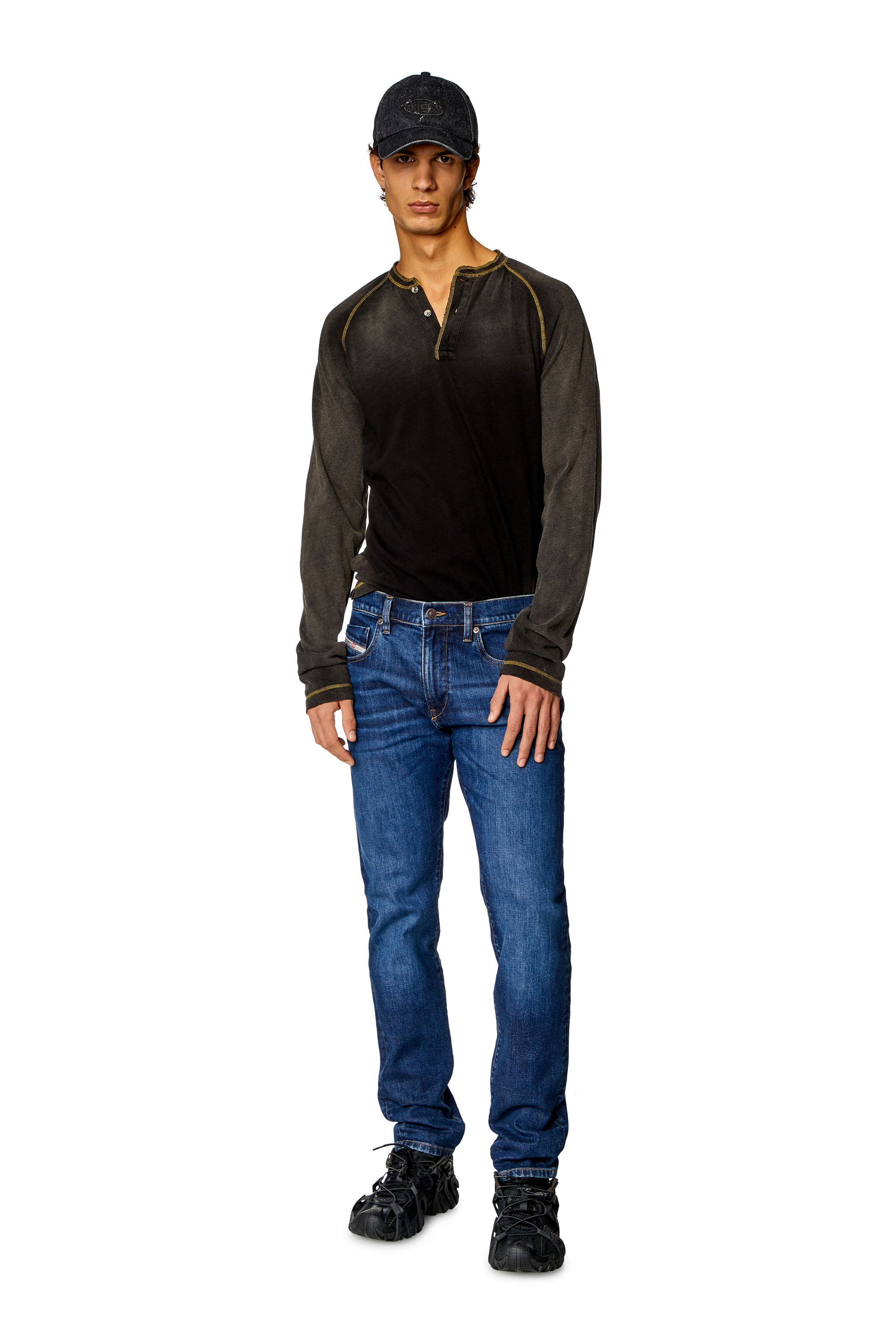 Diesel - Herren Slim Jeans 2019 D-Strukt 0PFAZ, Dunkelblau - Image 2