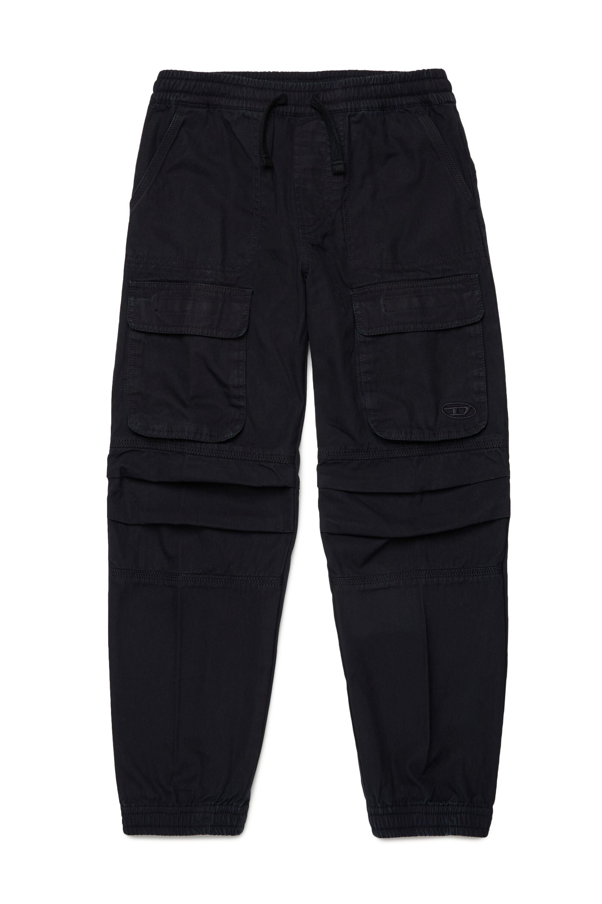 Diesel - PMIRT, Unisex's Cotton cargo pants in Black - 1