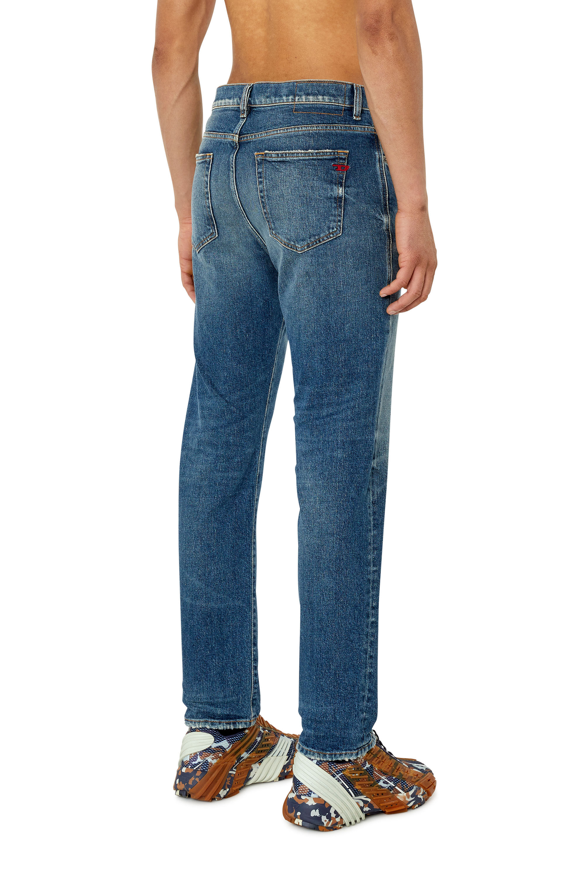 Diesel - Herren Straight Jeans 2020 D-Viker 007L1, Mittelblau - Image 4