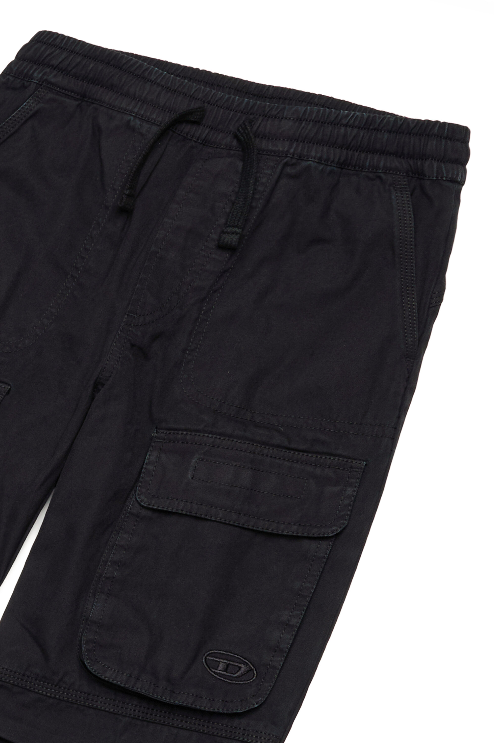 Diesel - PMIRT, Unisex's Cotton cargo pants in Black - 3