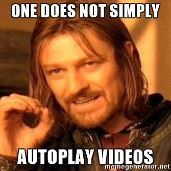 Uno no solo reproduce videos
automáticamente.