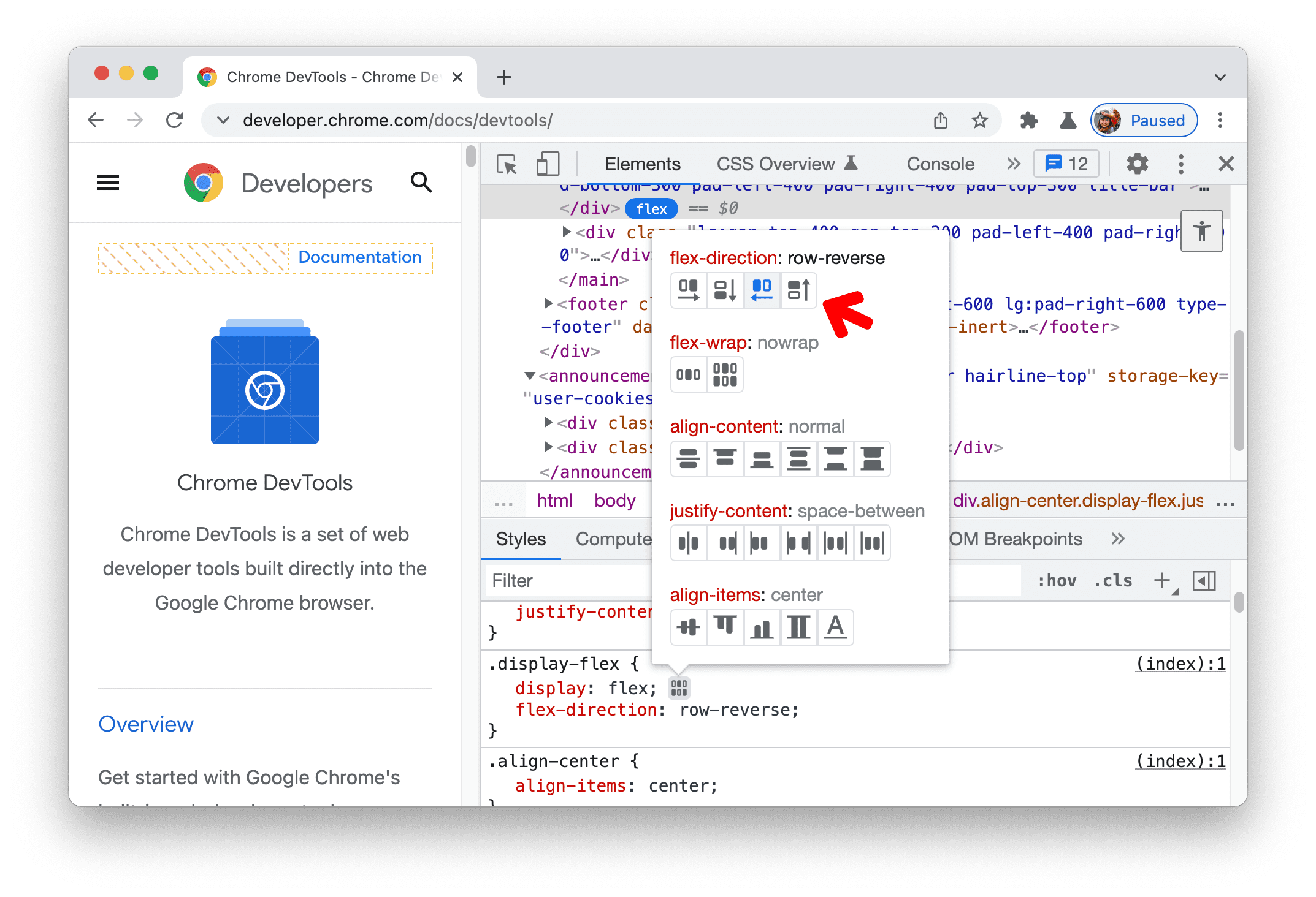 Flexbox düzenleyicisi