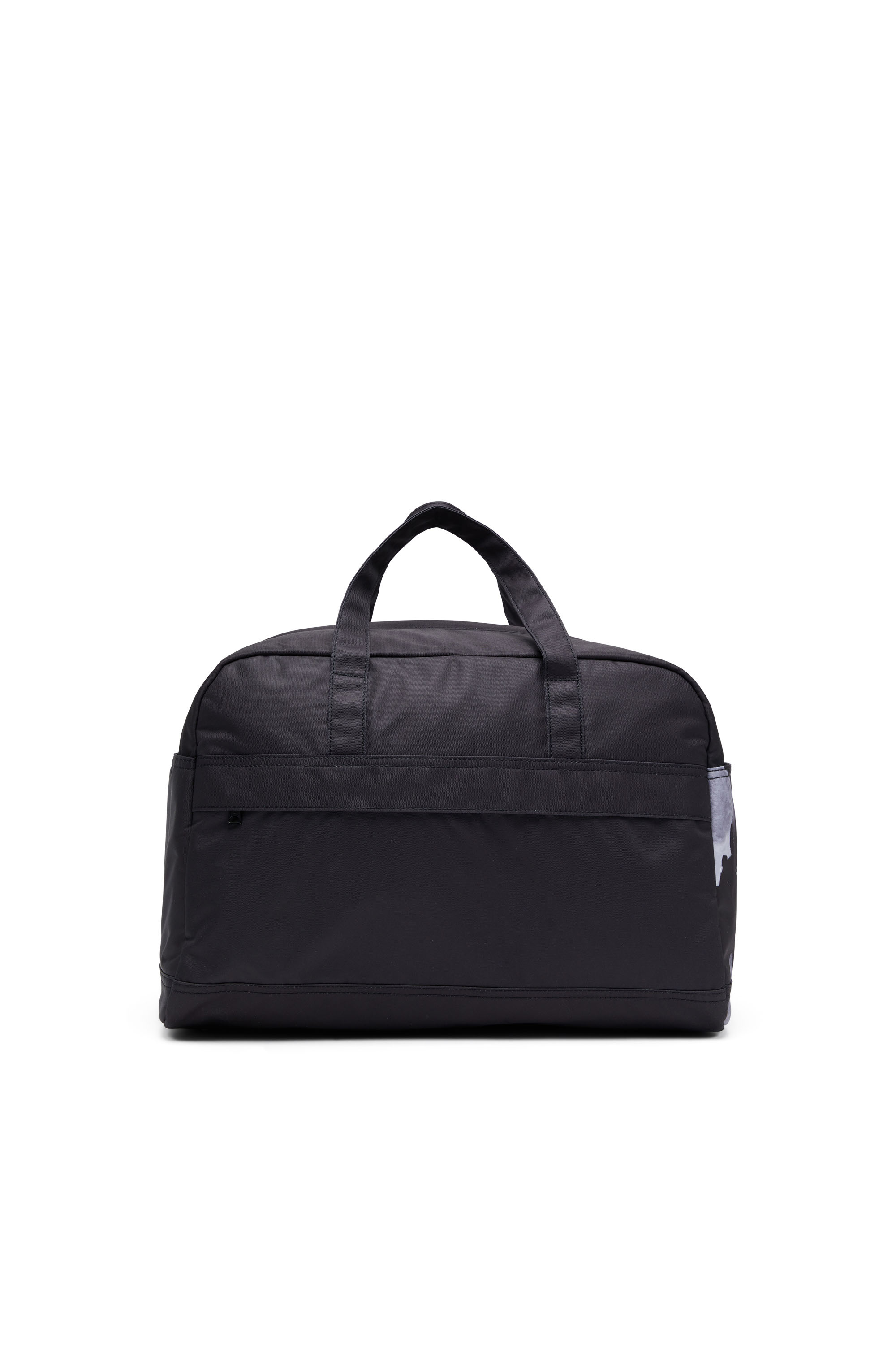 Diesel - RAVE DUFFLE L X, Man Rave-Duffle bag with bleeding logo print in Black - Image 2