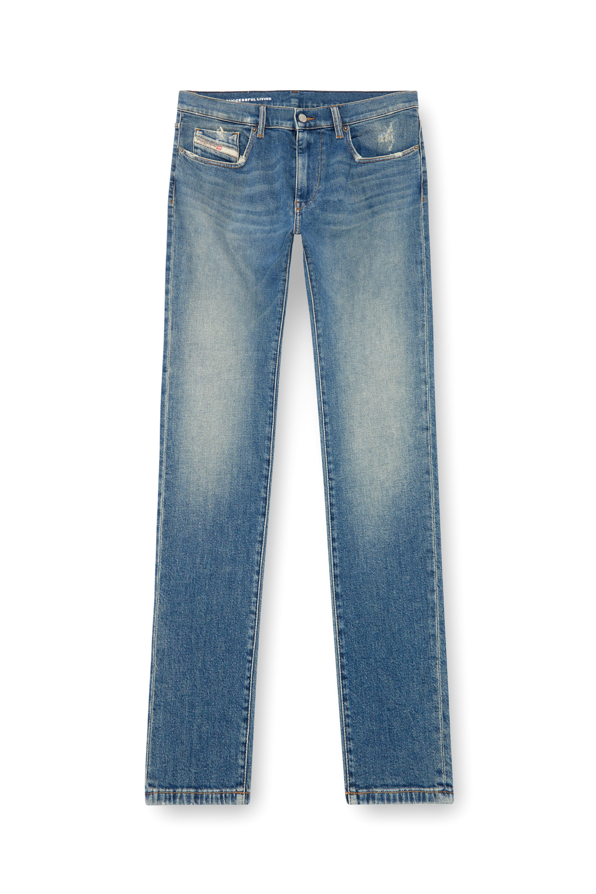 Diesel - Man Slim Jeans 2019 D-Strukt 0GRDG, Light Blue - Image 5