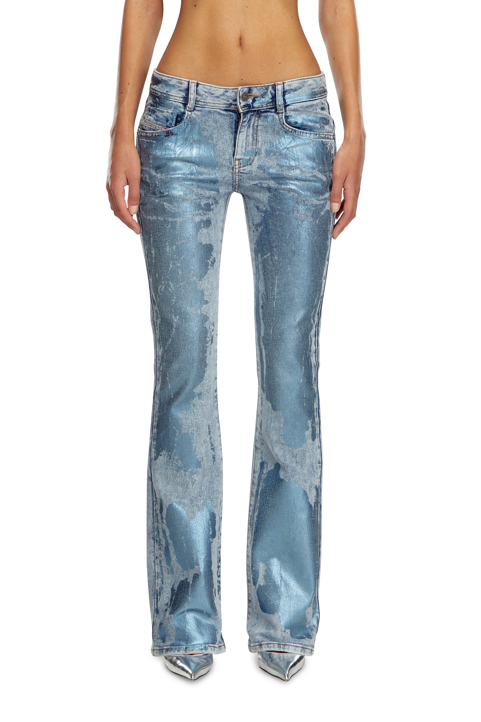 Diesel - Woman's Bootcut and Flare Jeans 1969 D-Ebbey 0AJEU, Light Blue - 1