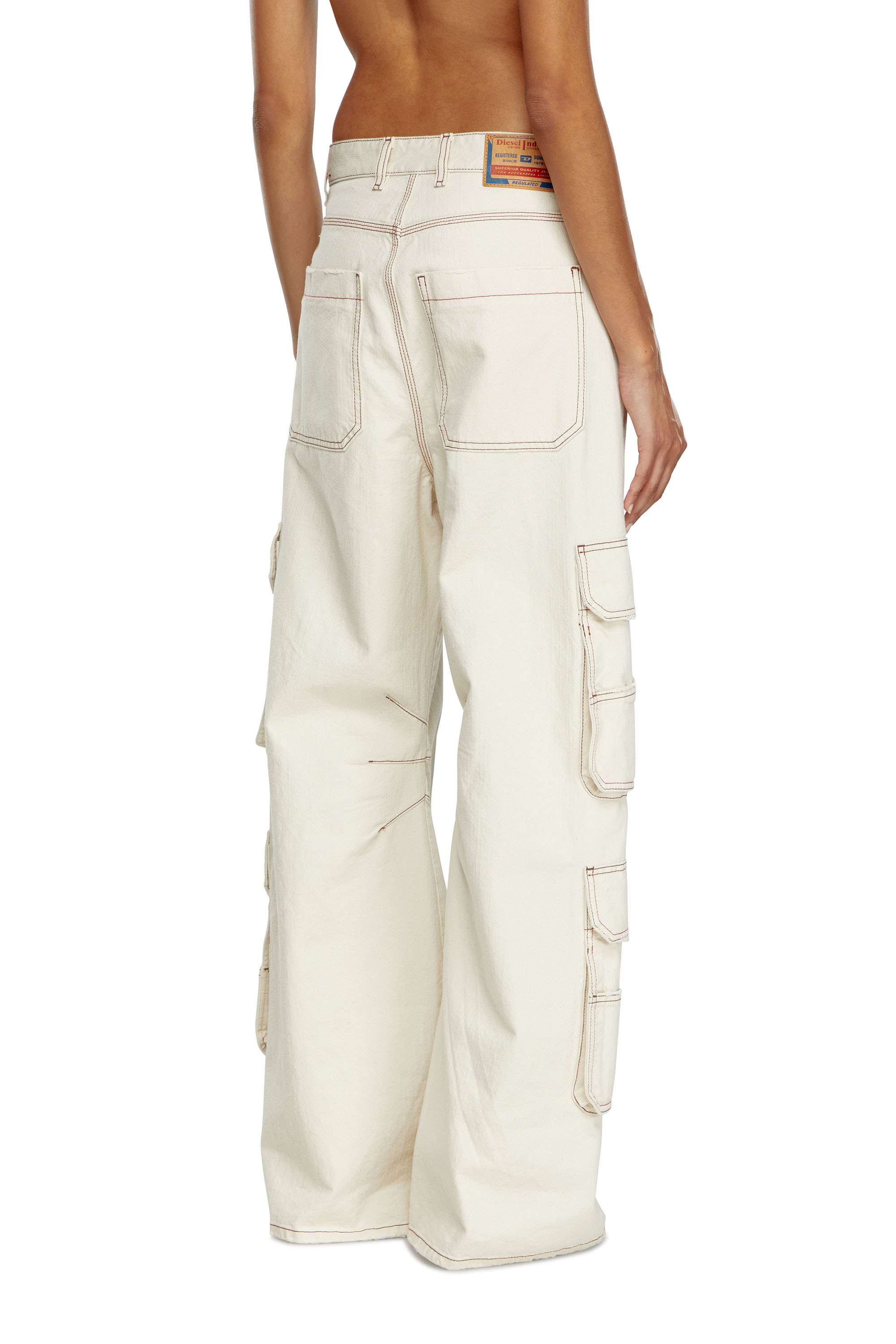 Diesel - Woman's Straight Jeans 1996 D-Sire 0GRDQ, White - 4