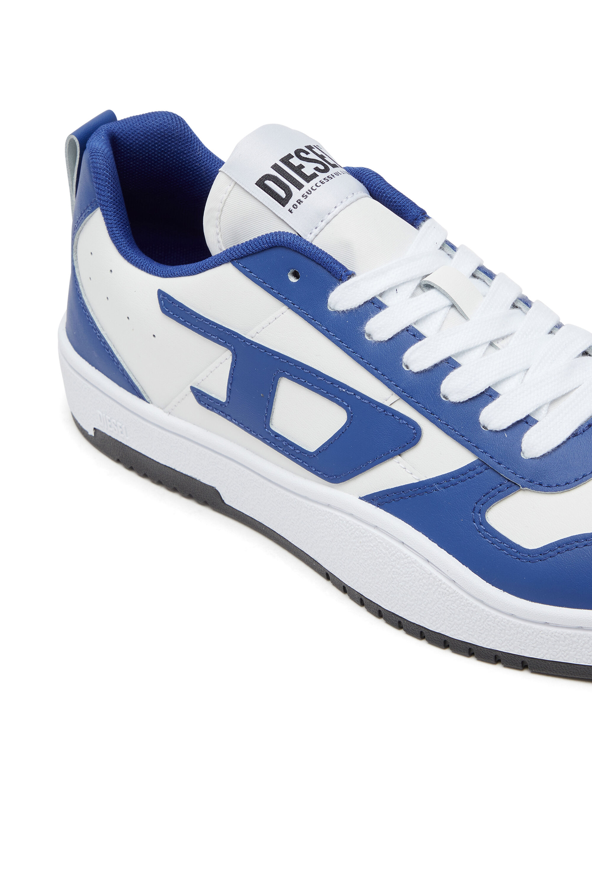 Diesel - S-UKIYO V2 LOW, Man S-Ukiyo Low-Low-top sneakers in leather and nylon in Multicolor - Image 6